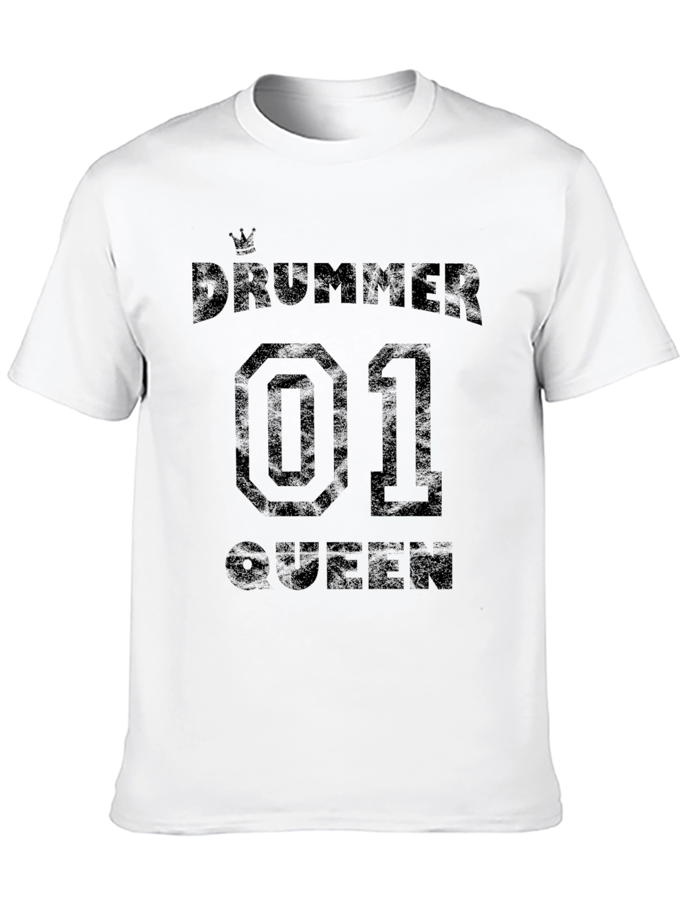 Drummer Queen 01 Black T-Shirt