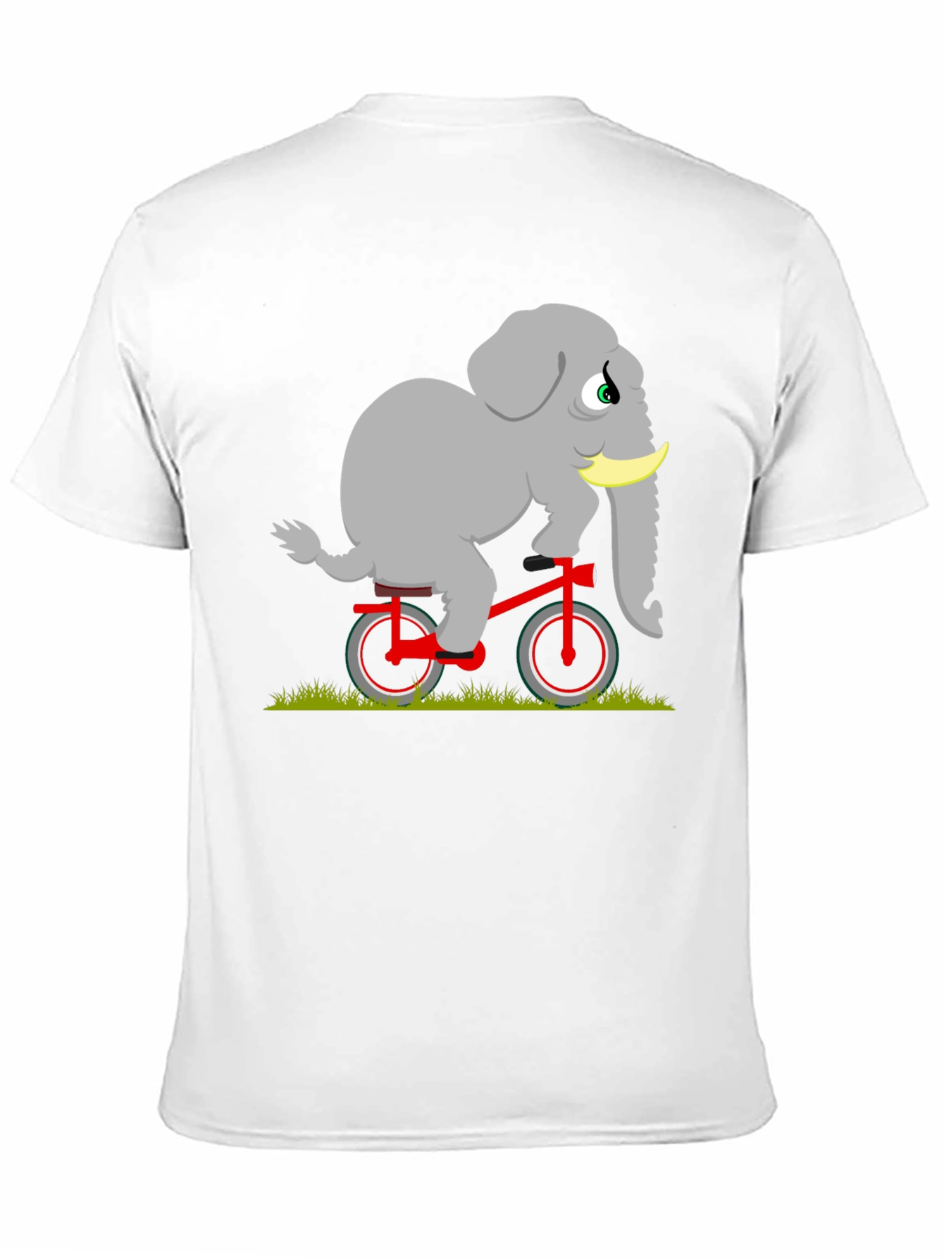Elephant on Bicycle Graphic Tee