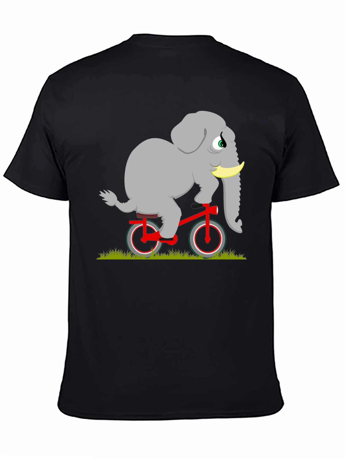 Elephant on Bicycle Graphic Tee