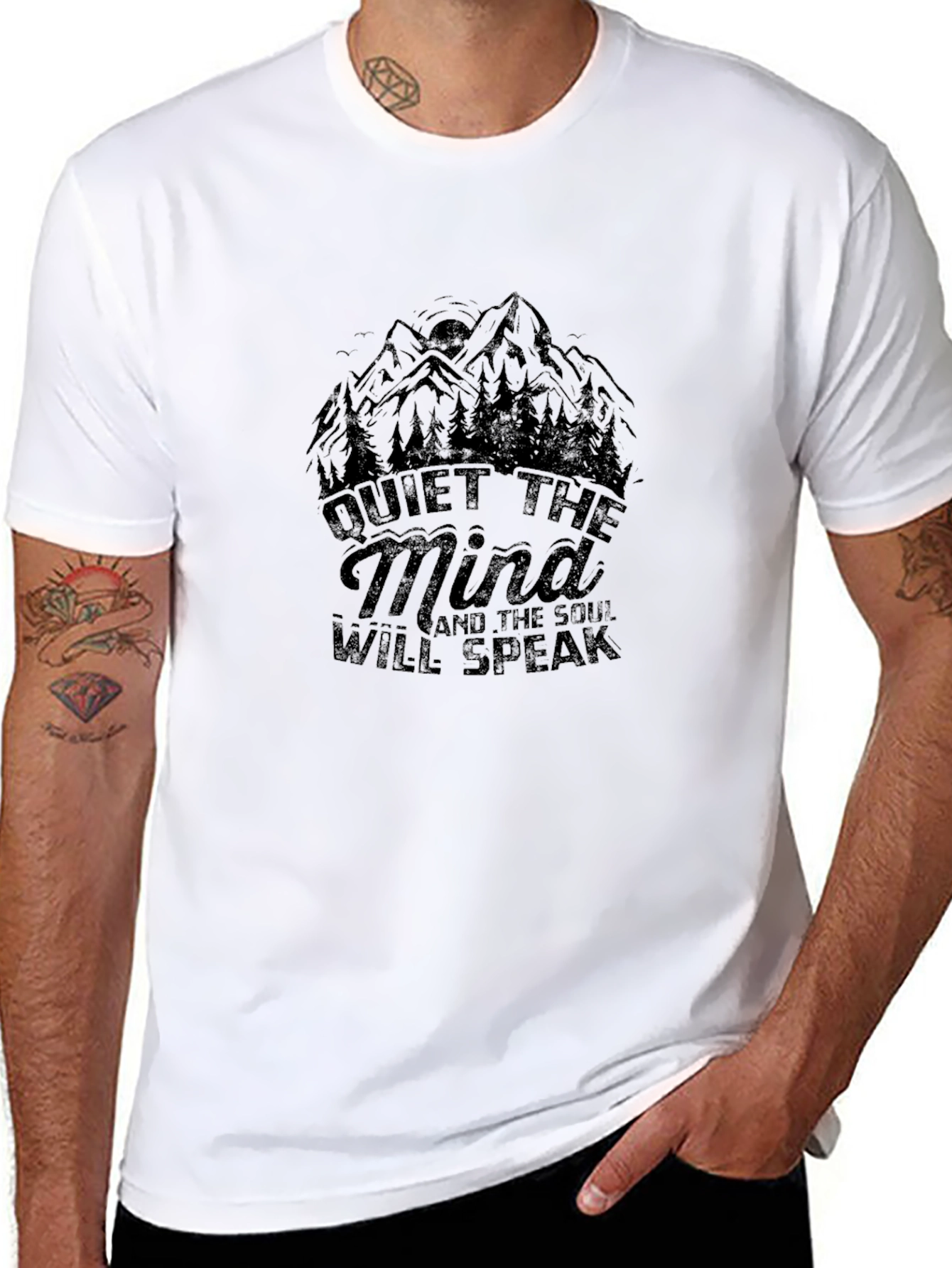 Quiet the Mind Graphic T-Shirt