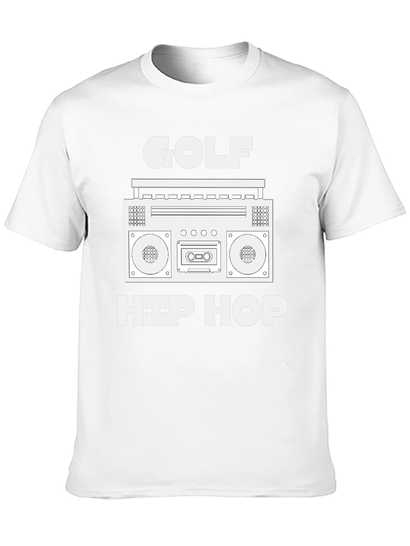 Golf Hip Hop Boombox Graphic Tee