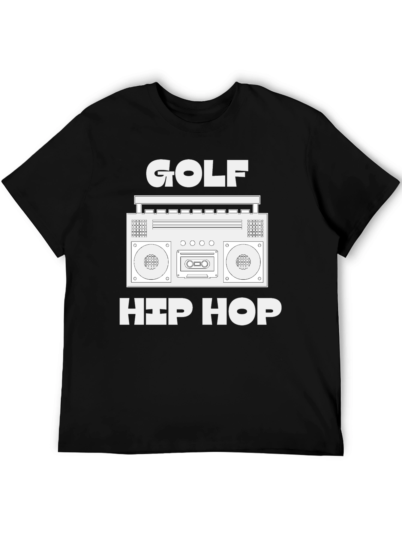 Golf Hip Hop Boombox Graphic Tee