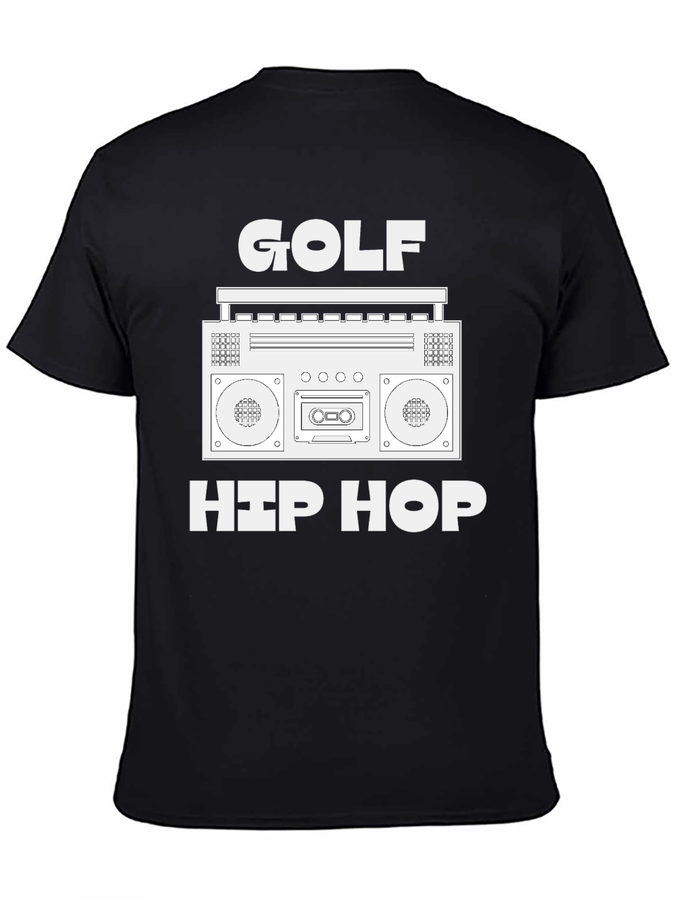 Golf Hip Hop Boombox Graphic Tee