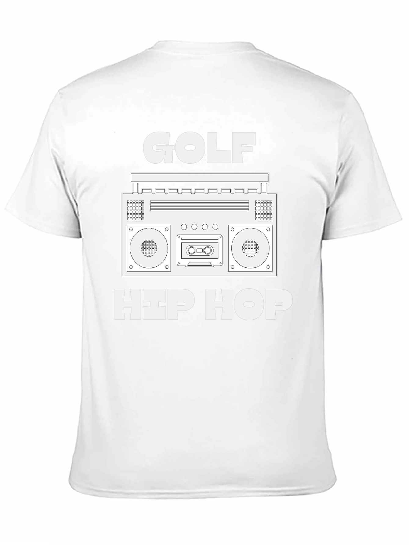 Golf Hip Hop Boombox Graphic Tee