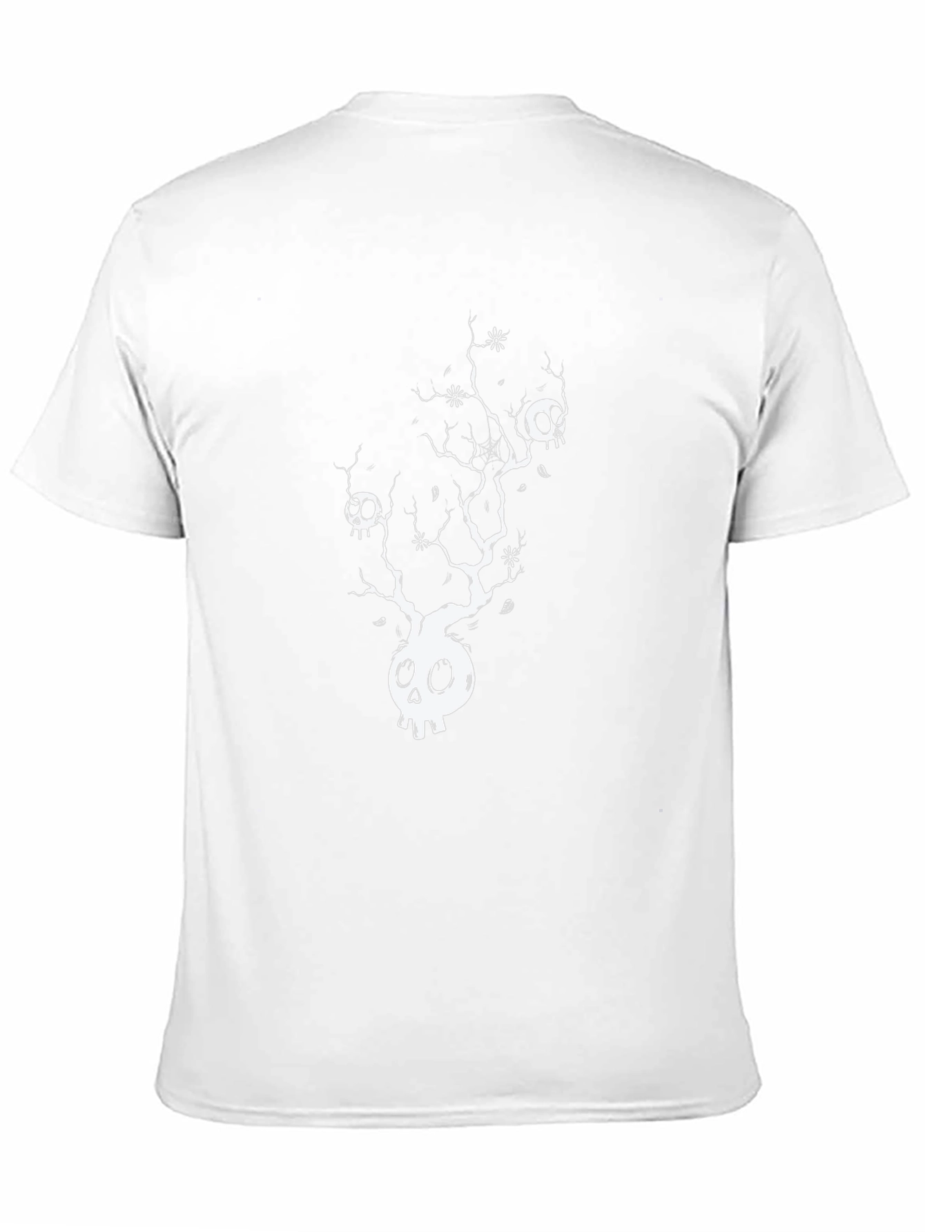 Skull Tree Graphic Tee - Black