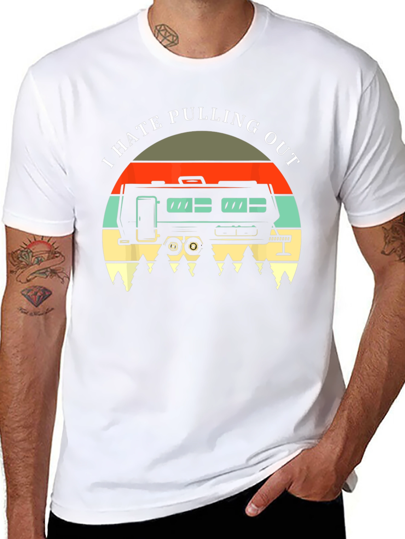 I Hate Pulling Out T-Shirt - Camping RV Design
