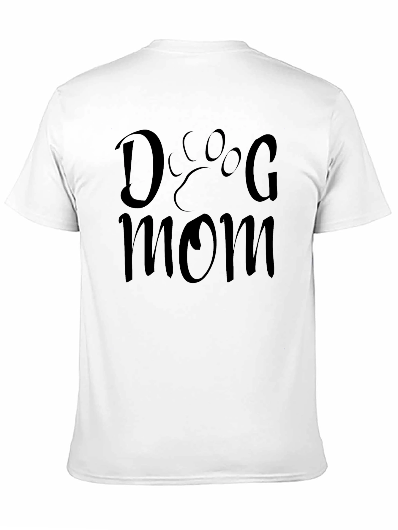 Dog Mom Graphic T-Shirt - Black Unisex Tee