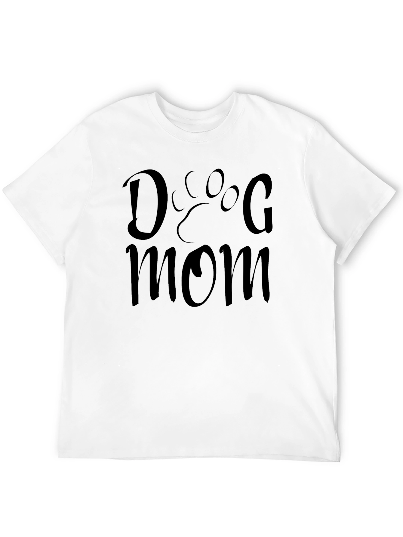 Dog Mom Graphic T-Shirt - Black Unisex Tee