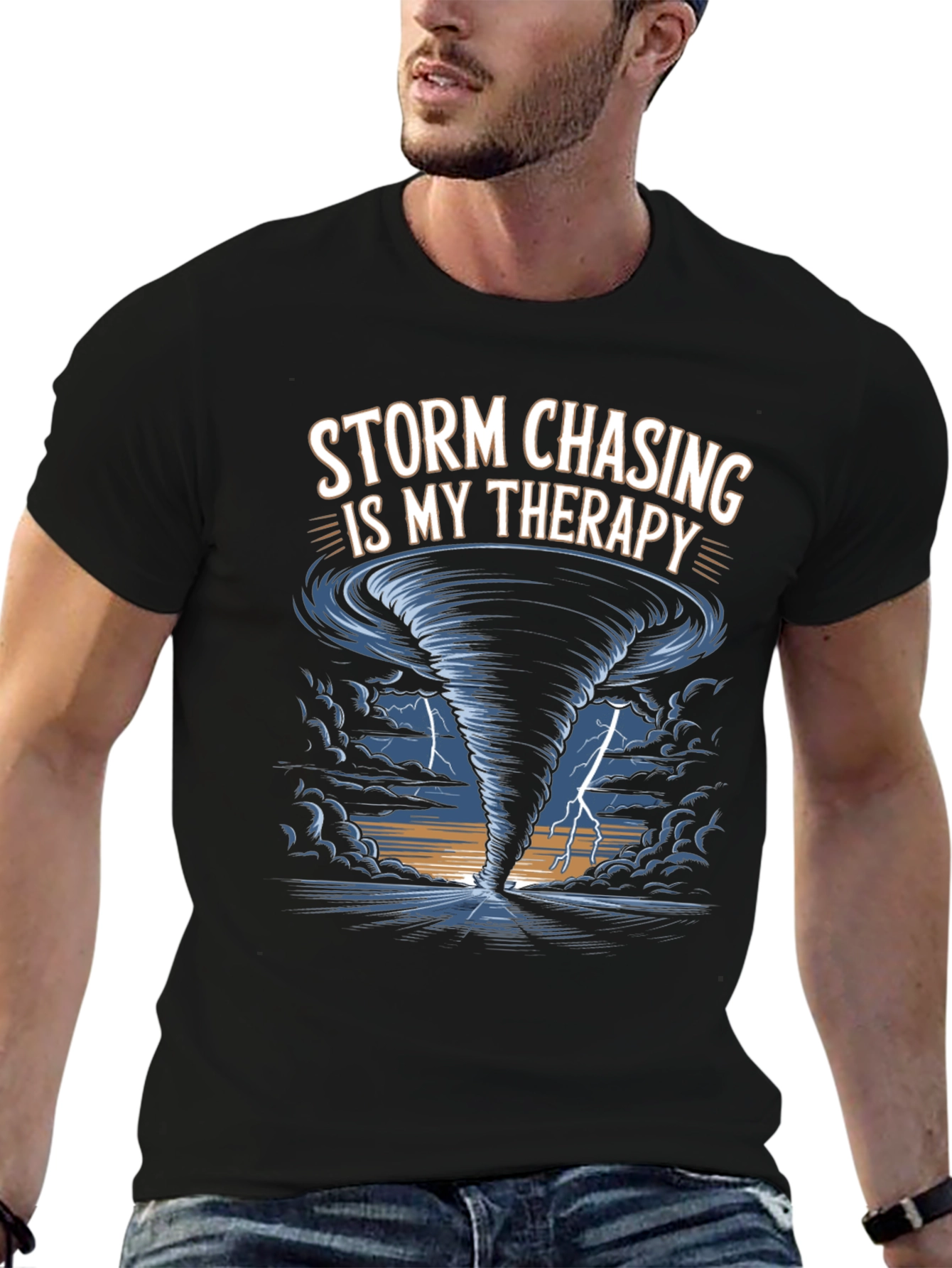 Storm Chasing Therapy Graphic Tee