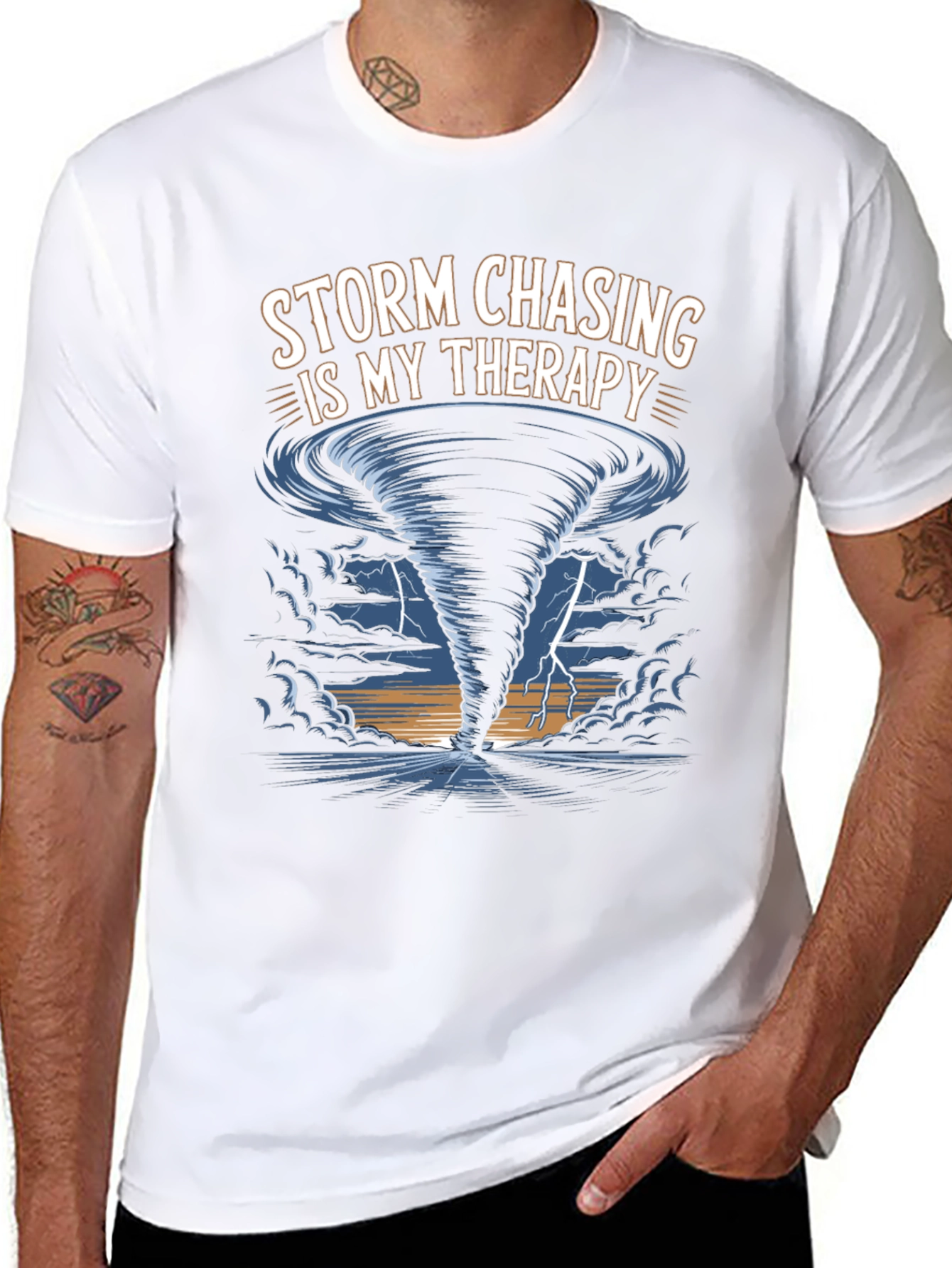 Storm Chasing Therapy Graphic Tee