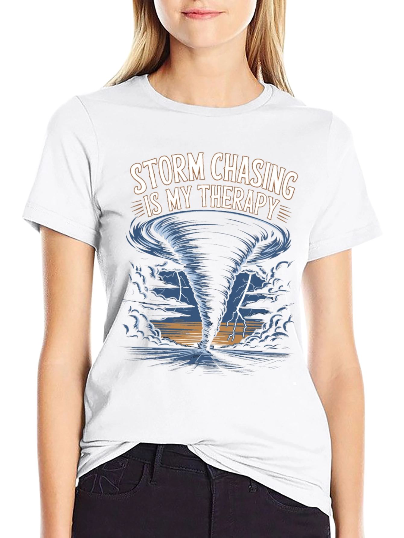 Storm Chasing Therapy Graphic Tee