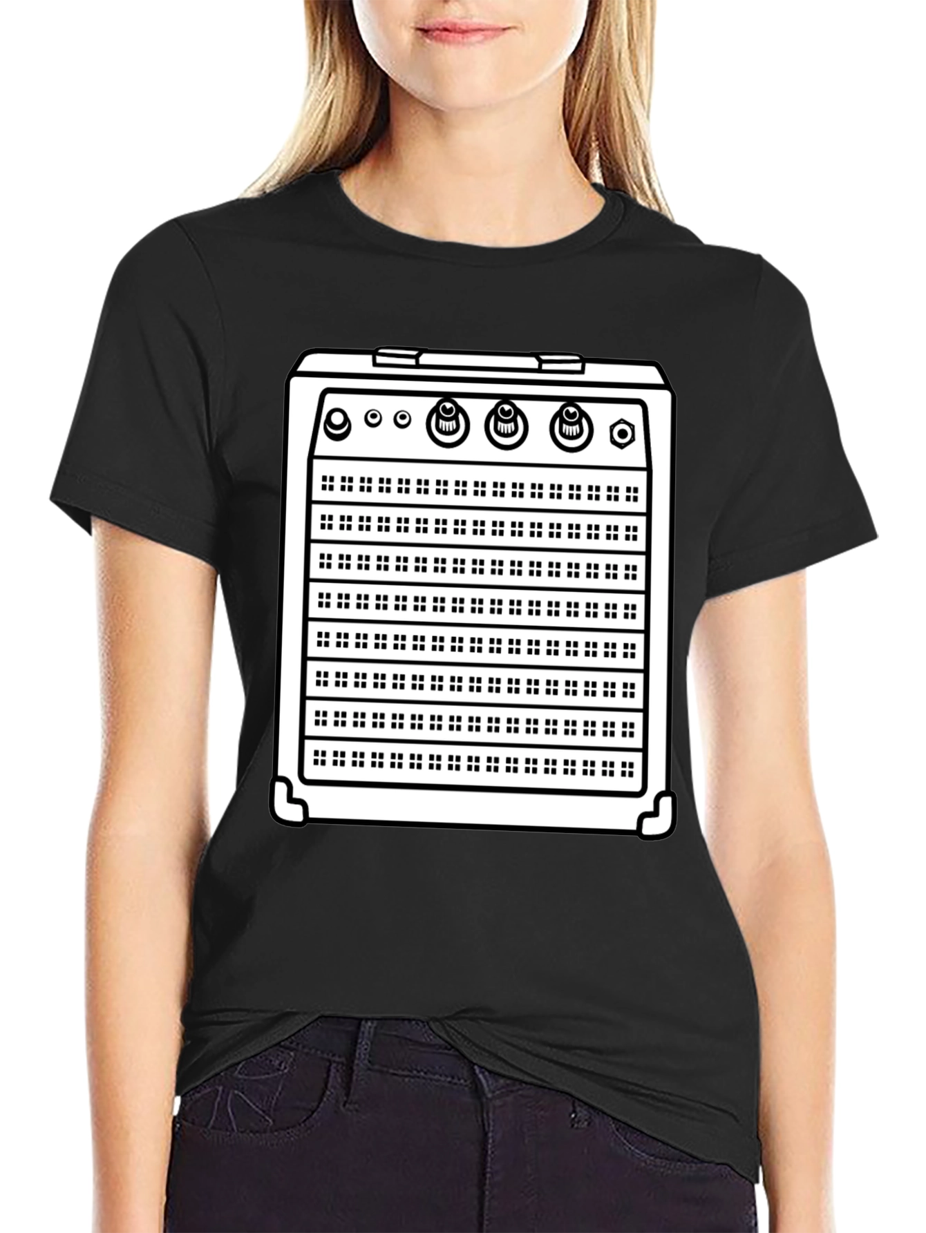 Amp Graphic Tee - Musicians Black T-Shirt