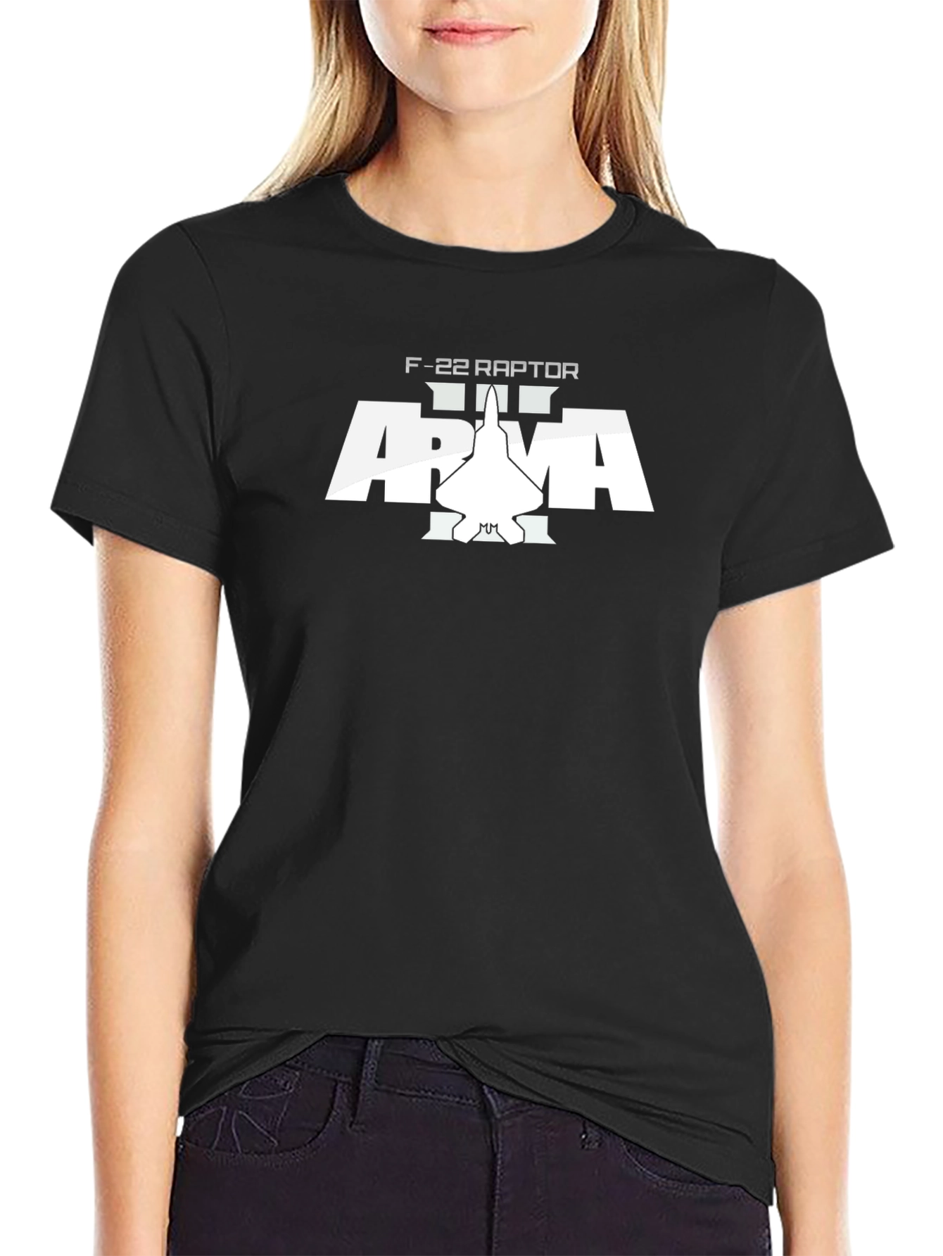 F-22 Raptor ARMA T-Shirt - Gamer Gift