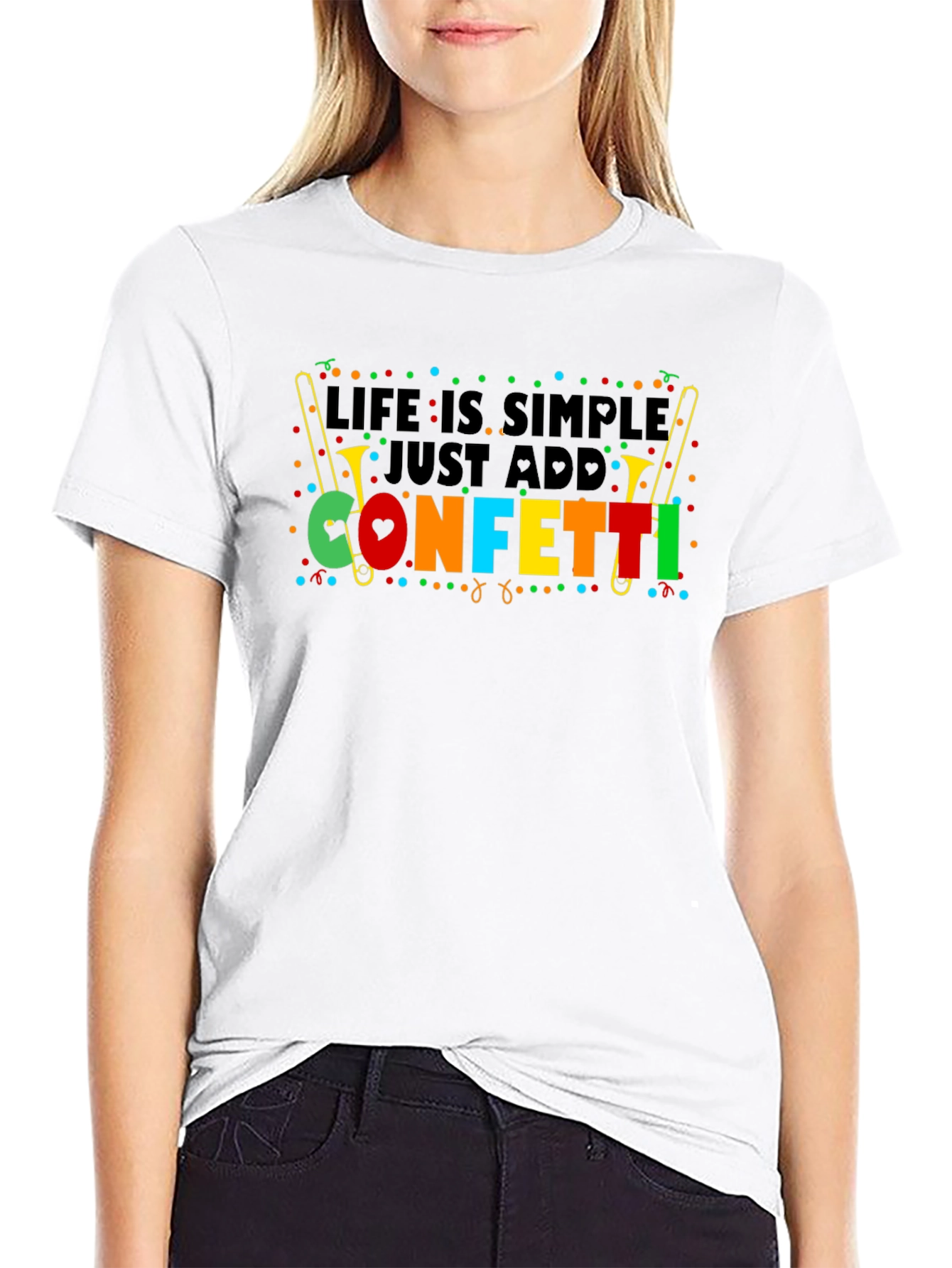 Life is Simple Just Add Confetti T-Shirt