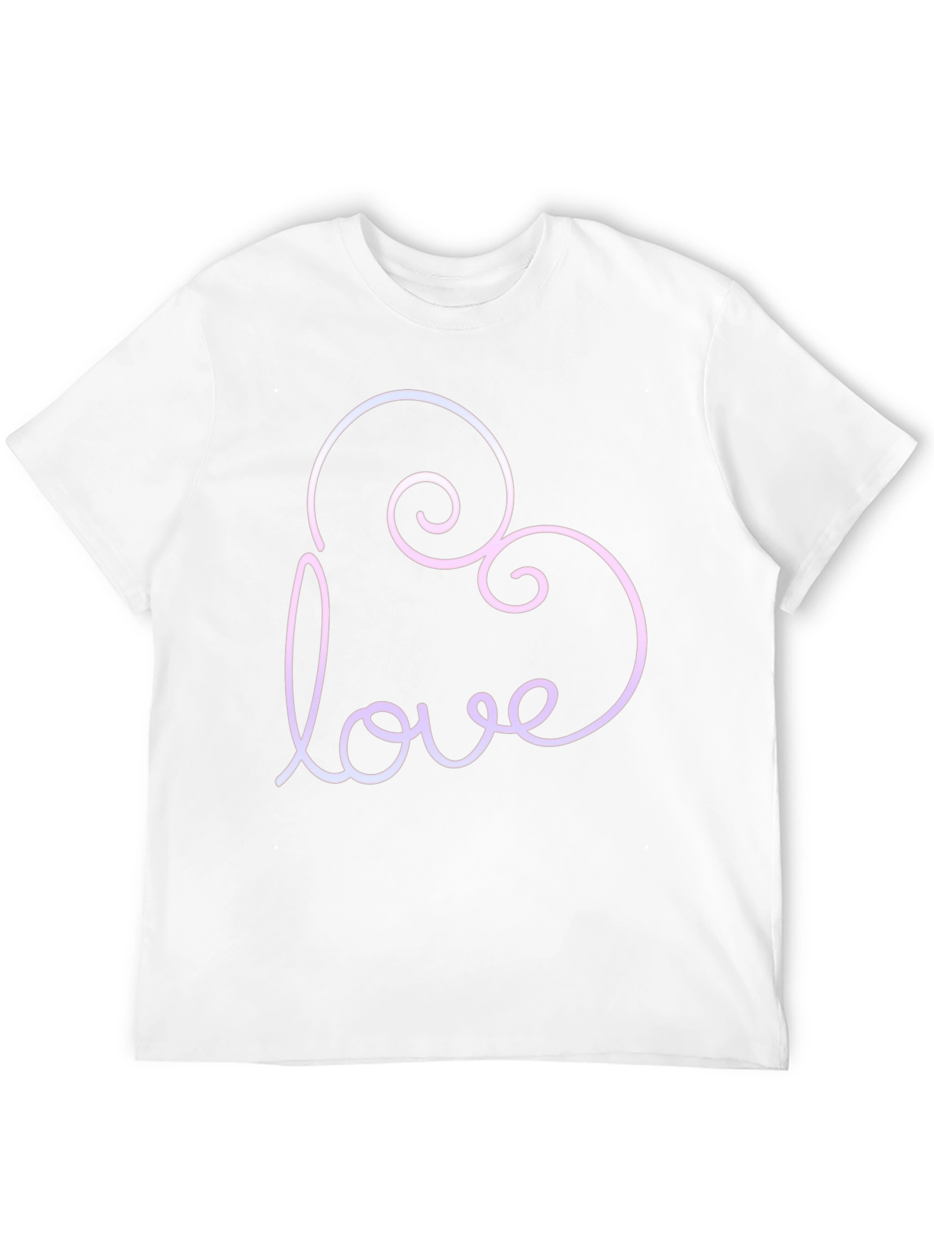 Love Heart Graphic Tee - Stylish Black T-Shirt