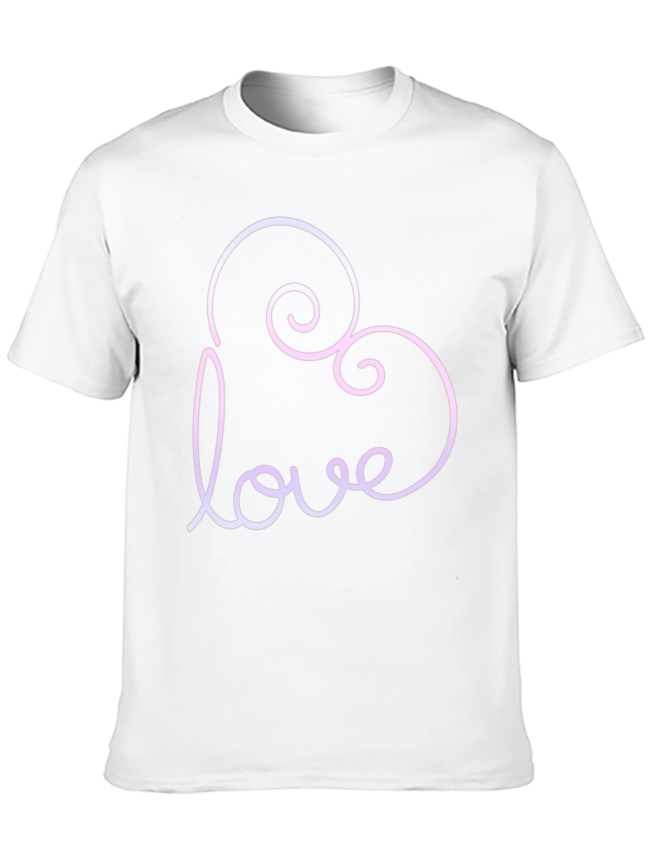 Love Heart Graphic Tee - Stylish Black T-Shirt