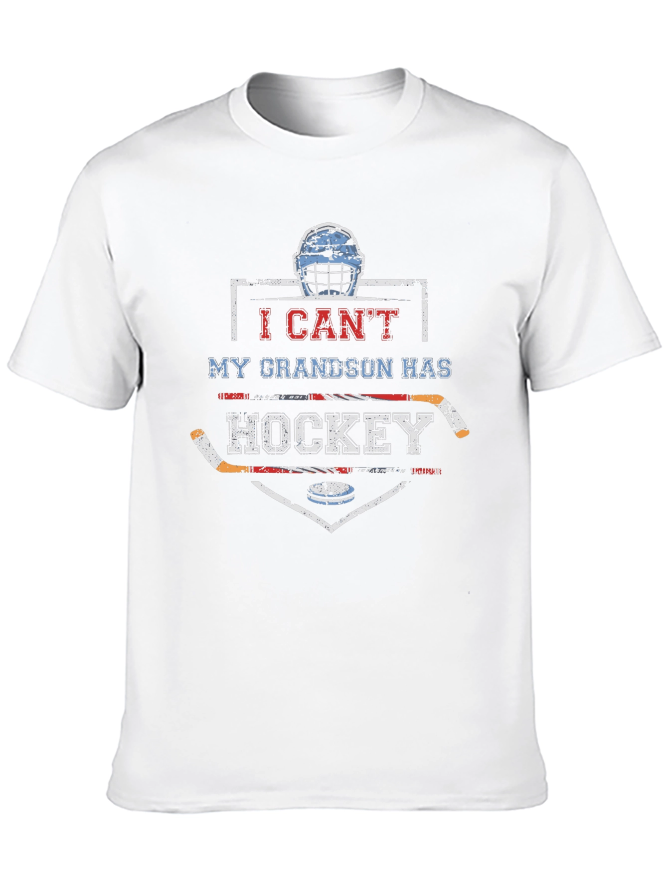 Grandson Hockey T-Shirt - I Cant I Have Hockey