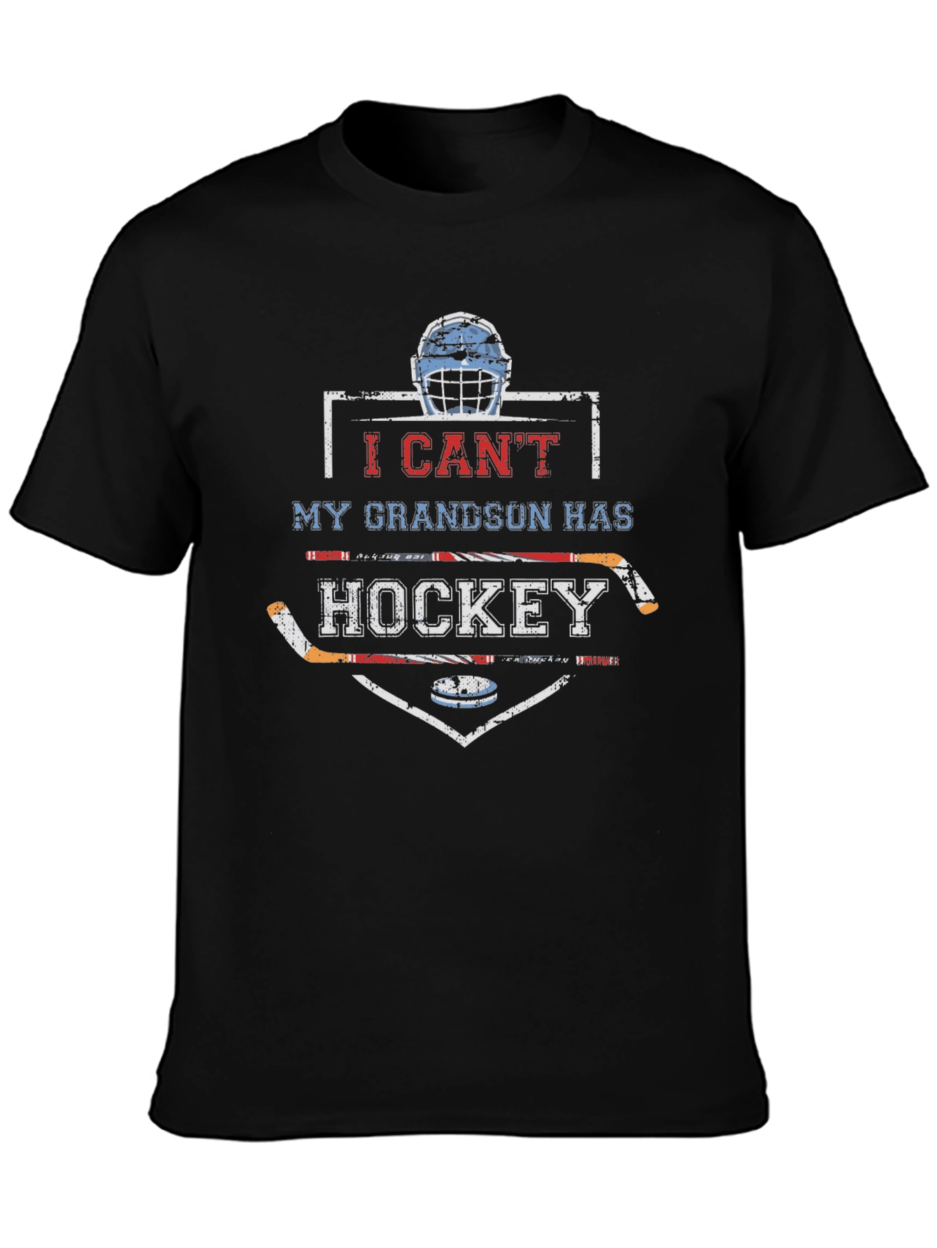 Grandson Hockey T-Shirt - I Cant I Have Hockey