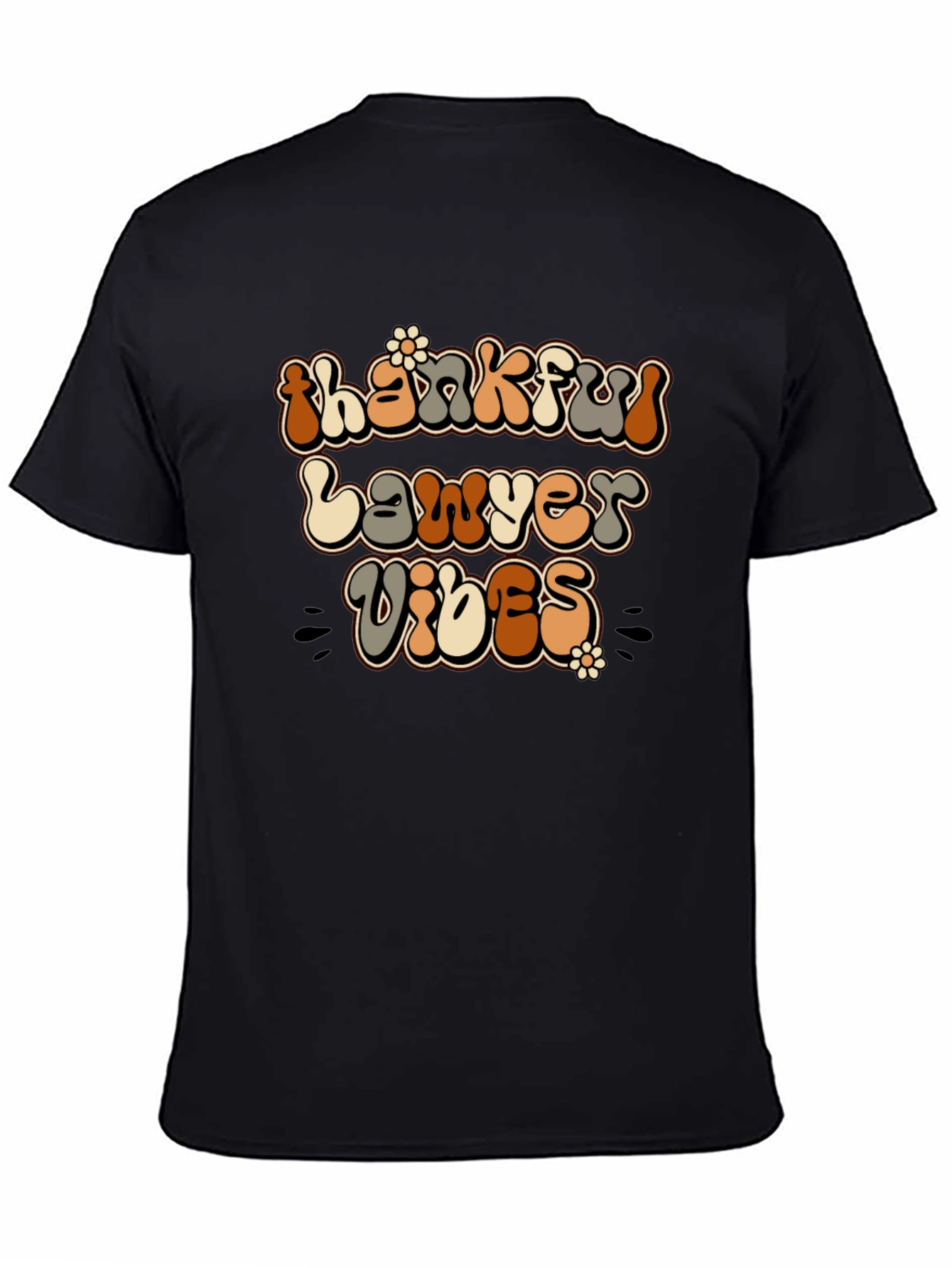 Thankful Lawyer Vibes Retro T-Shirt