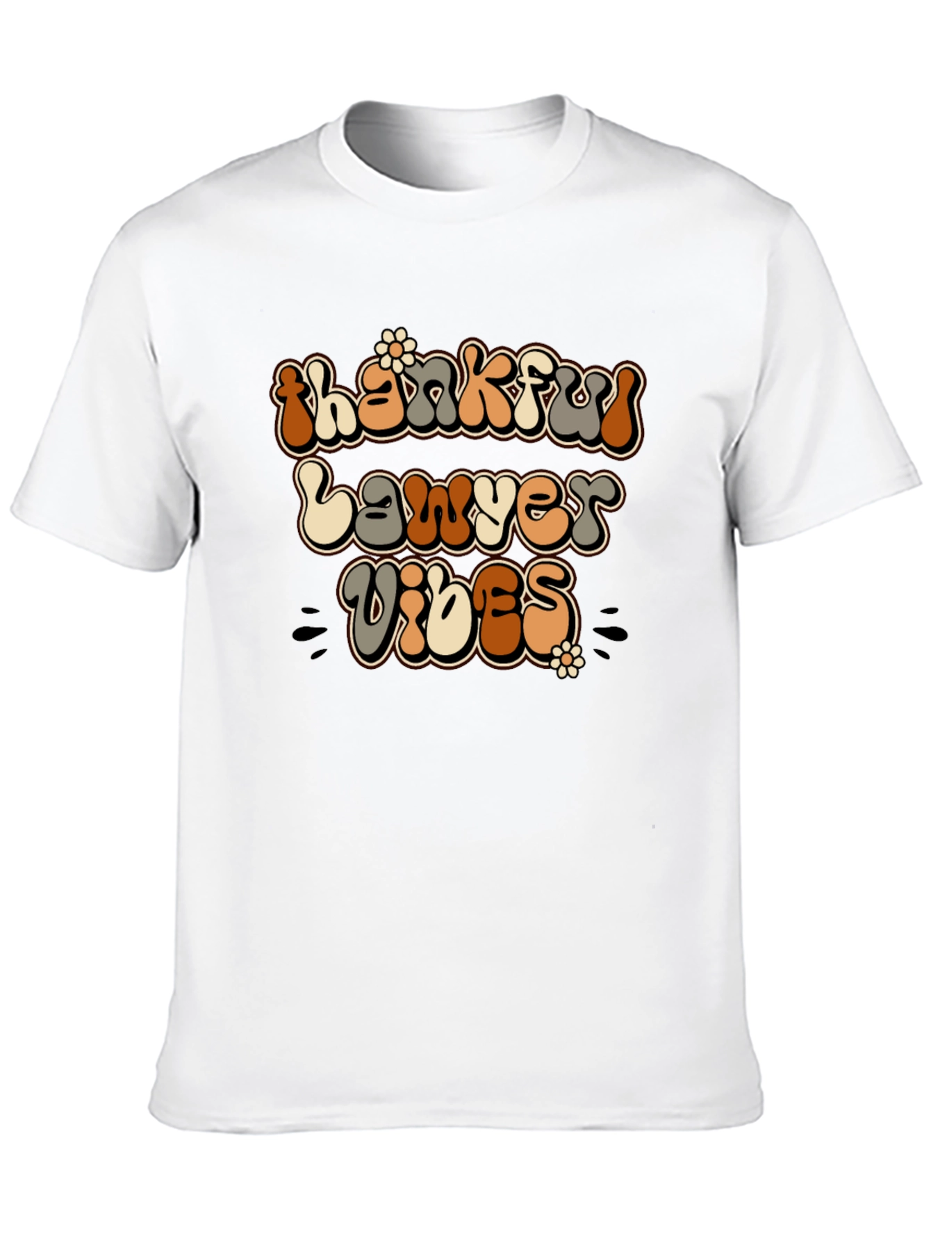 Thankful Lawyer Vibes Retro T-Shirt