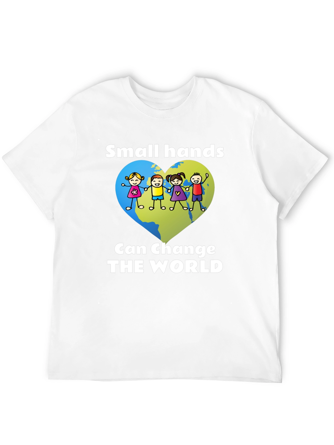 Small Hands Change the World Graphic Tee