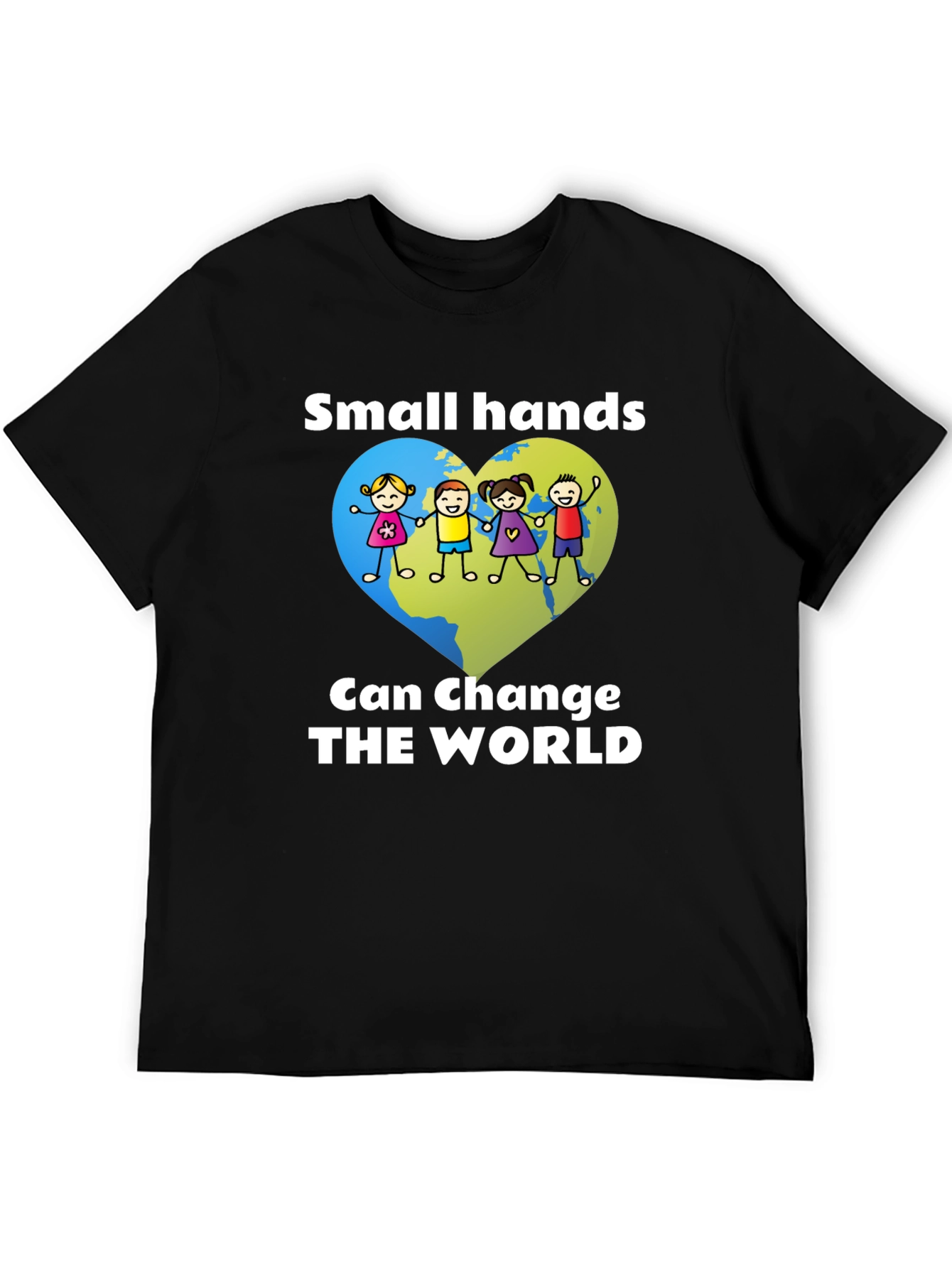Small Hands Change the World Graphic Tee