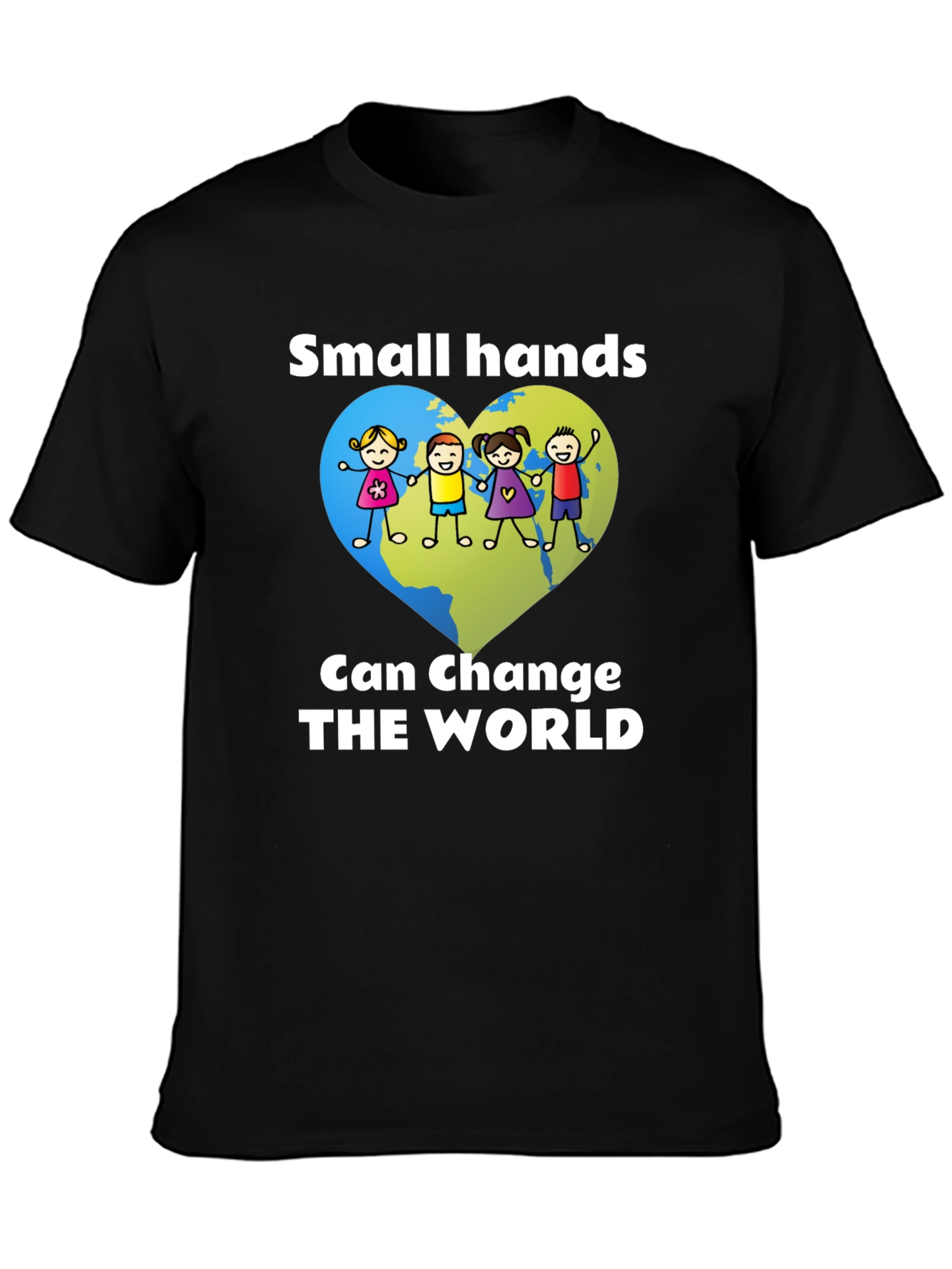 Small Hands Change the World Graphic Tee