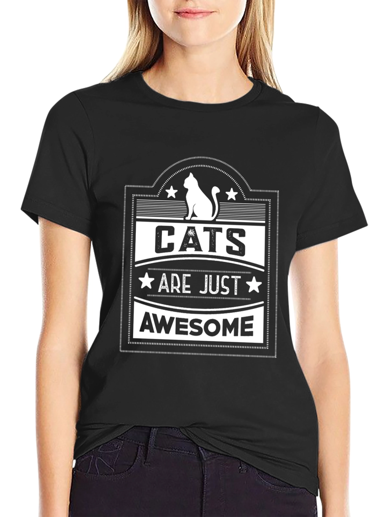 Cats Are Just Awesome Graphic T-Shirt