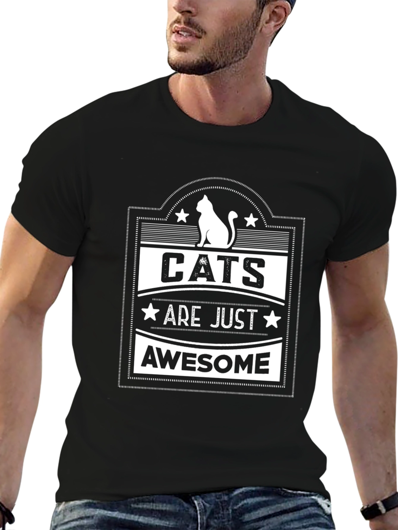 Cats Are Just Awesome Graphic T-Shirt