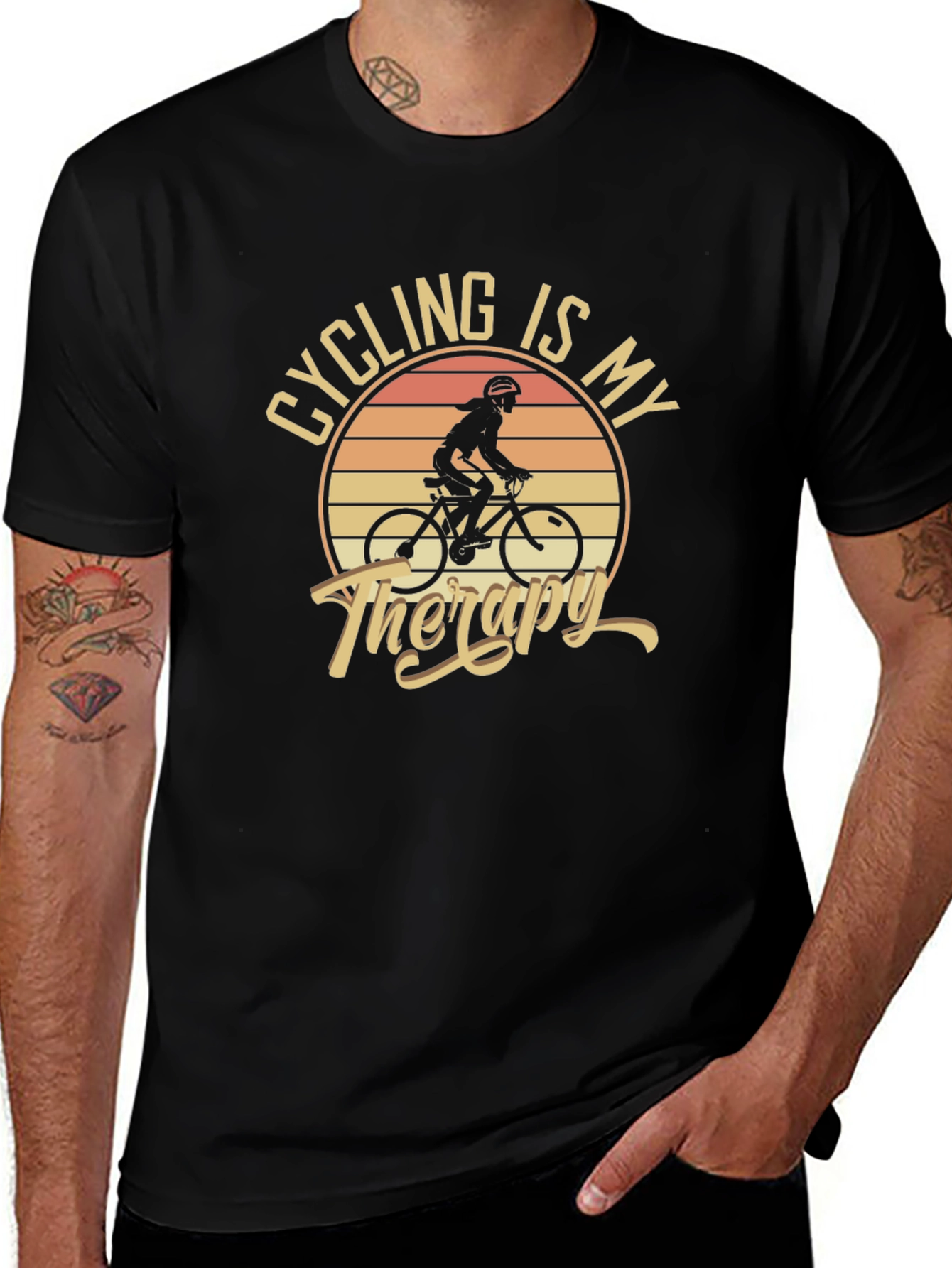 Cycling Is My Therapy T-Shirt