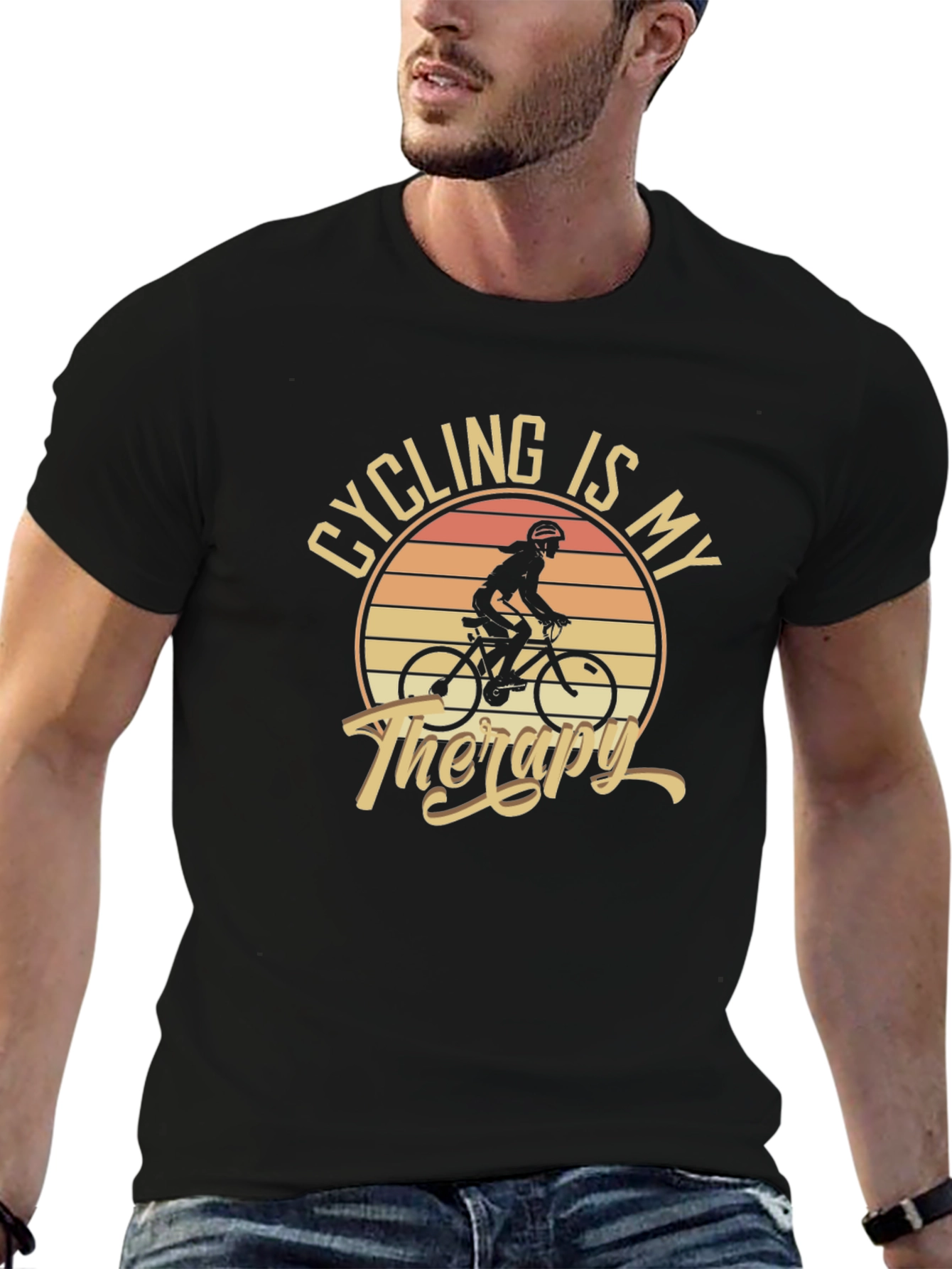 Cycling Is My Therapy T-Shirt