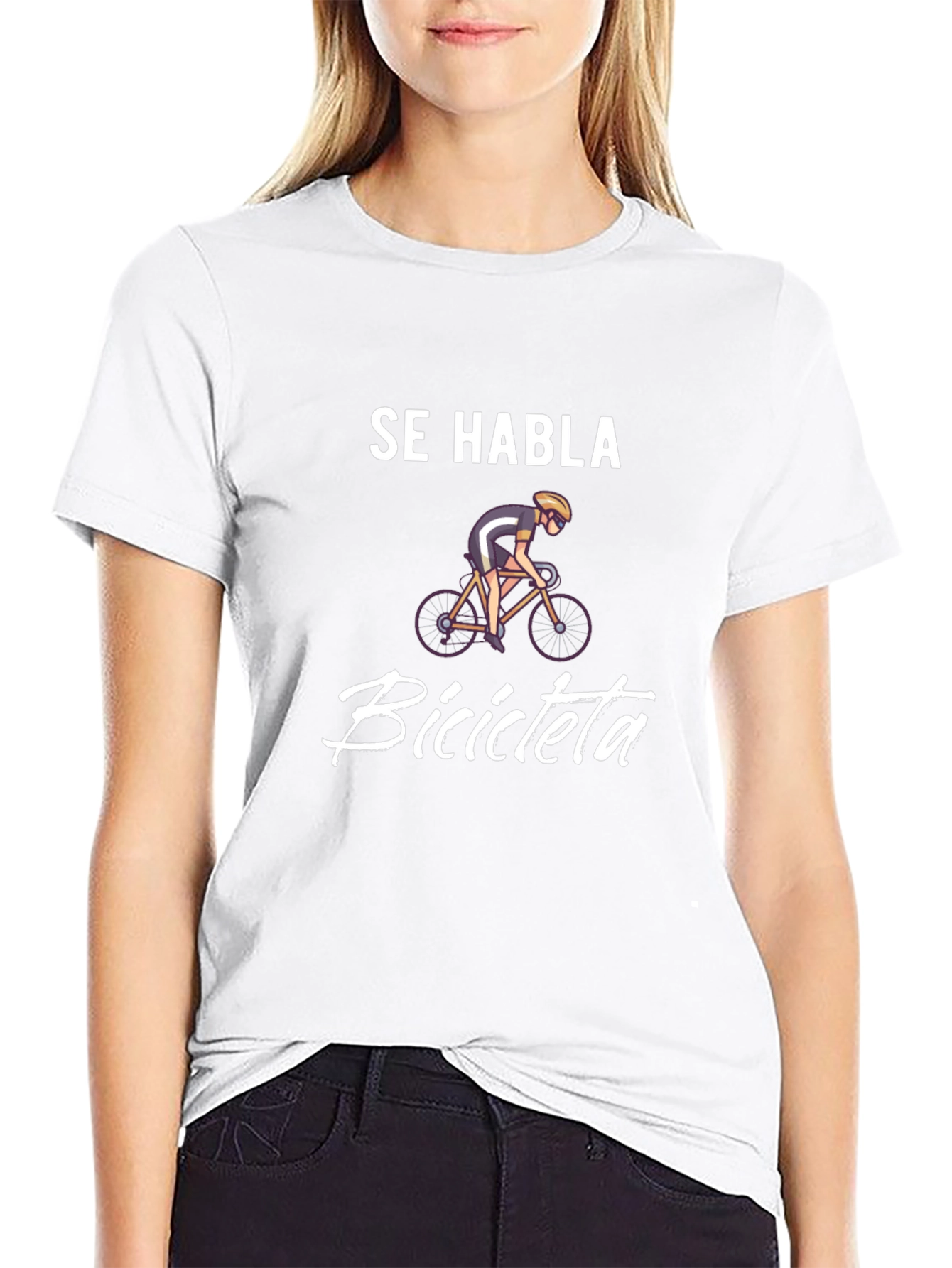 Se Habla Bicicleta T-Shirt - Cycling Enthusiast Tee