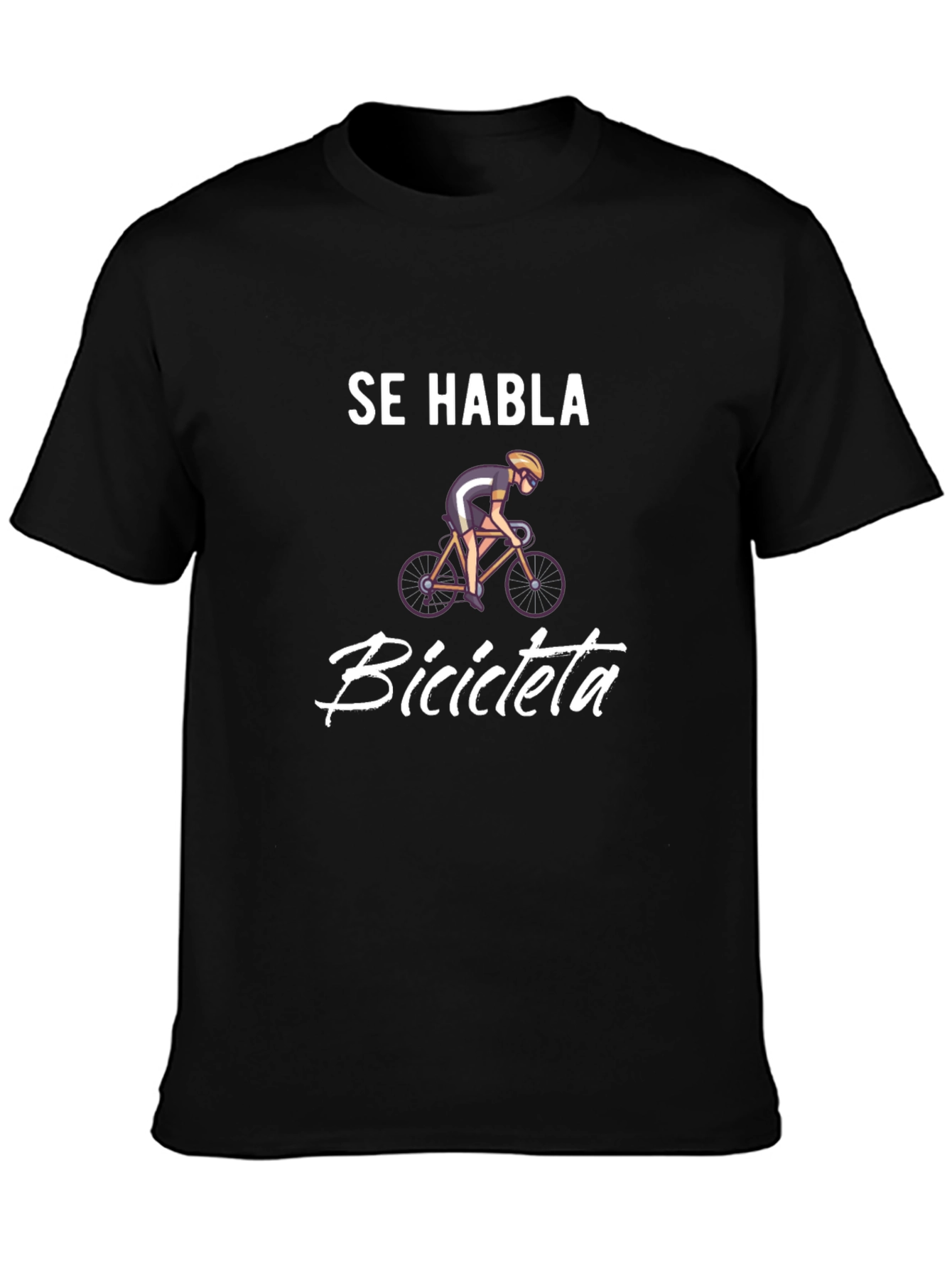Se Habla Bicicleta T-Shirt - Cycling Enthusiast Tee