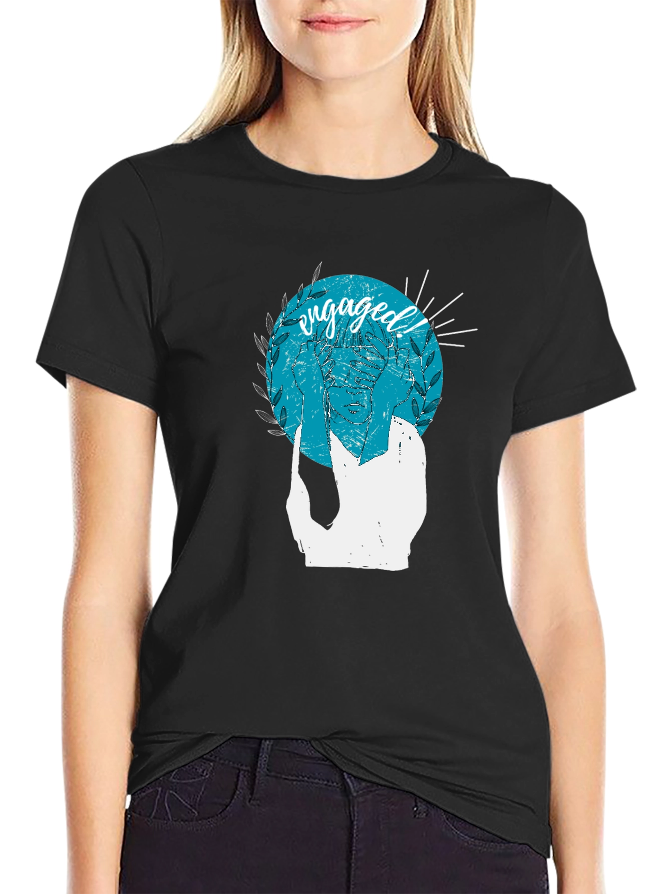 Engaged! Graphic Tee - Soft Cotton Blend