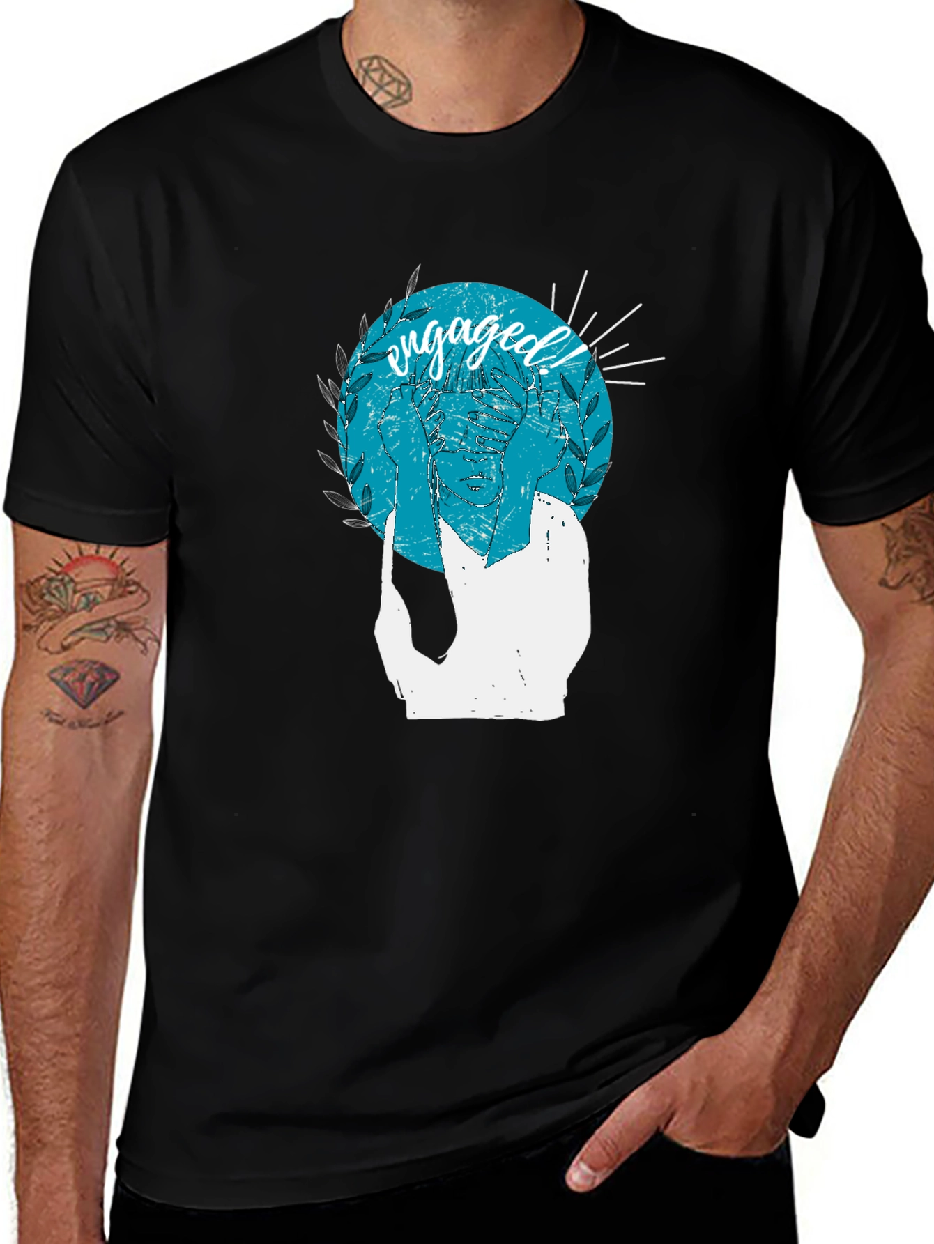 Engaged! Graphic Tee - Soft Cotton Blend