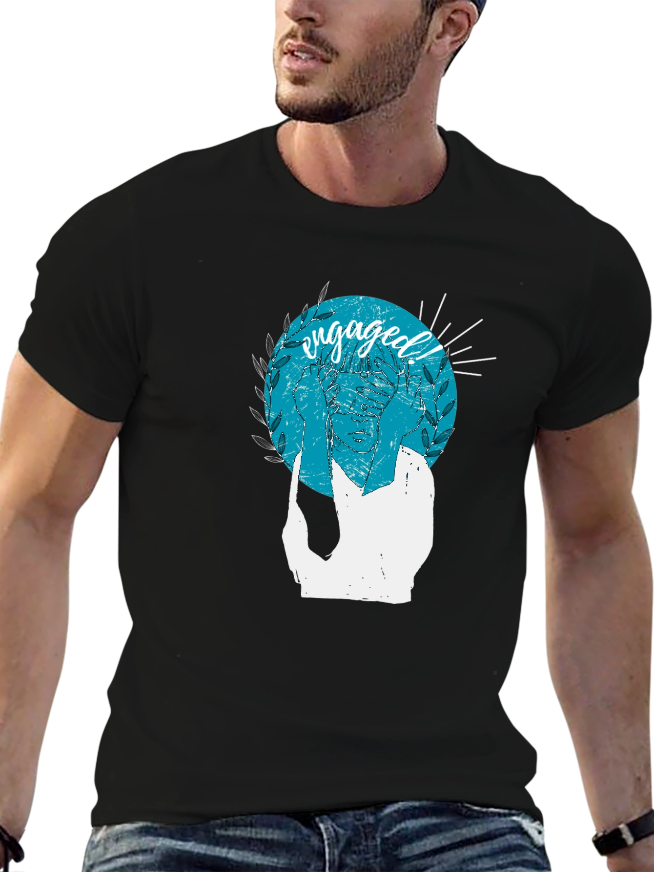 Engaged! Graphic Tee - Soft Cotton Blend