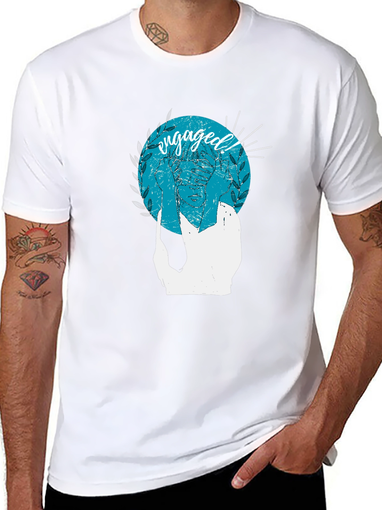 Engaged! Graphic Tee - Soft Cotton Blend