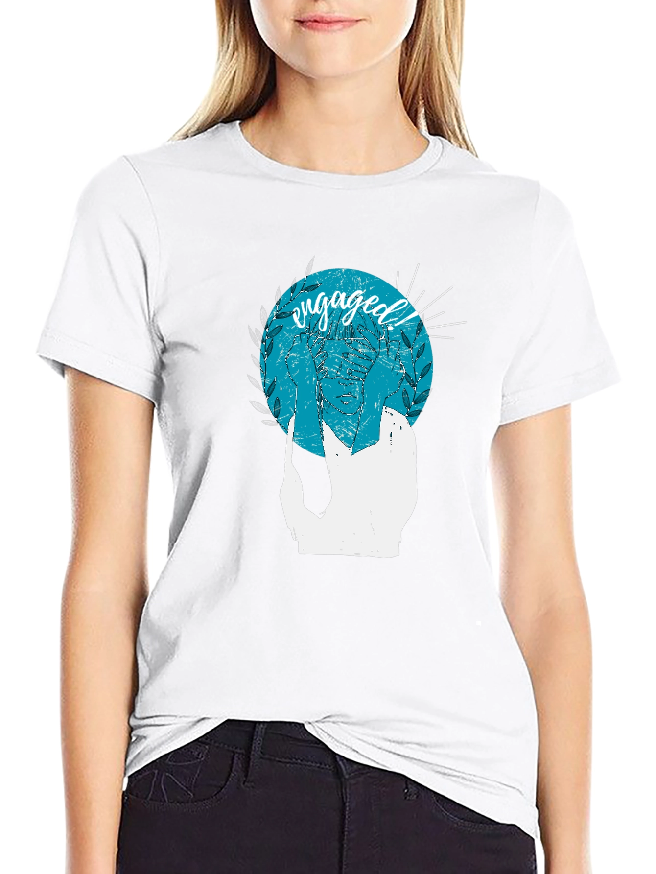 Engaged! Graphic Tee - Soft Cotton Blend
