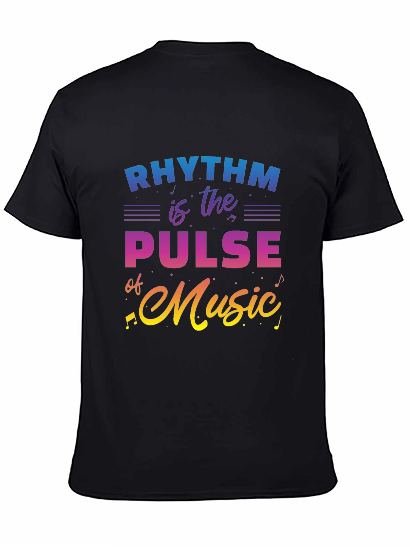 Rhythm is the Pulse of Music Graphic Tee