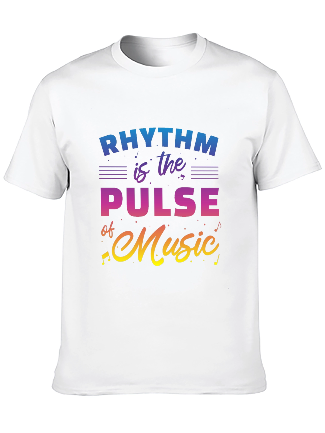 Rhythm is the Pulse of Music Graphic Tee