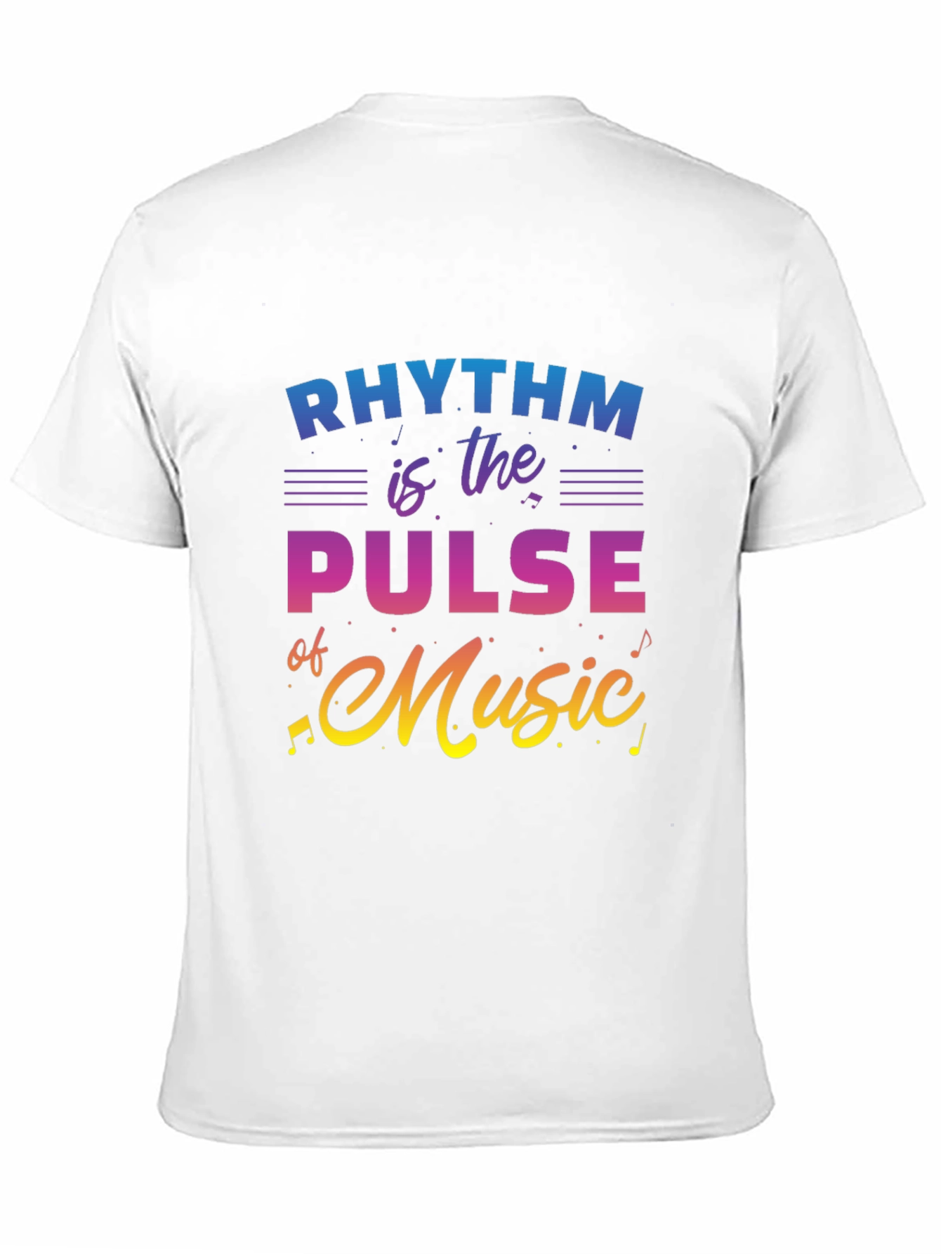 Rhythm is the Pulse of Music Graphic Tee