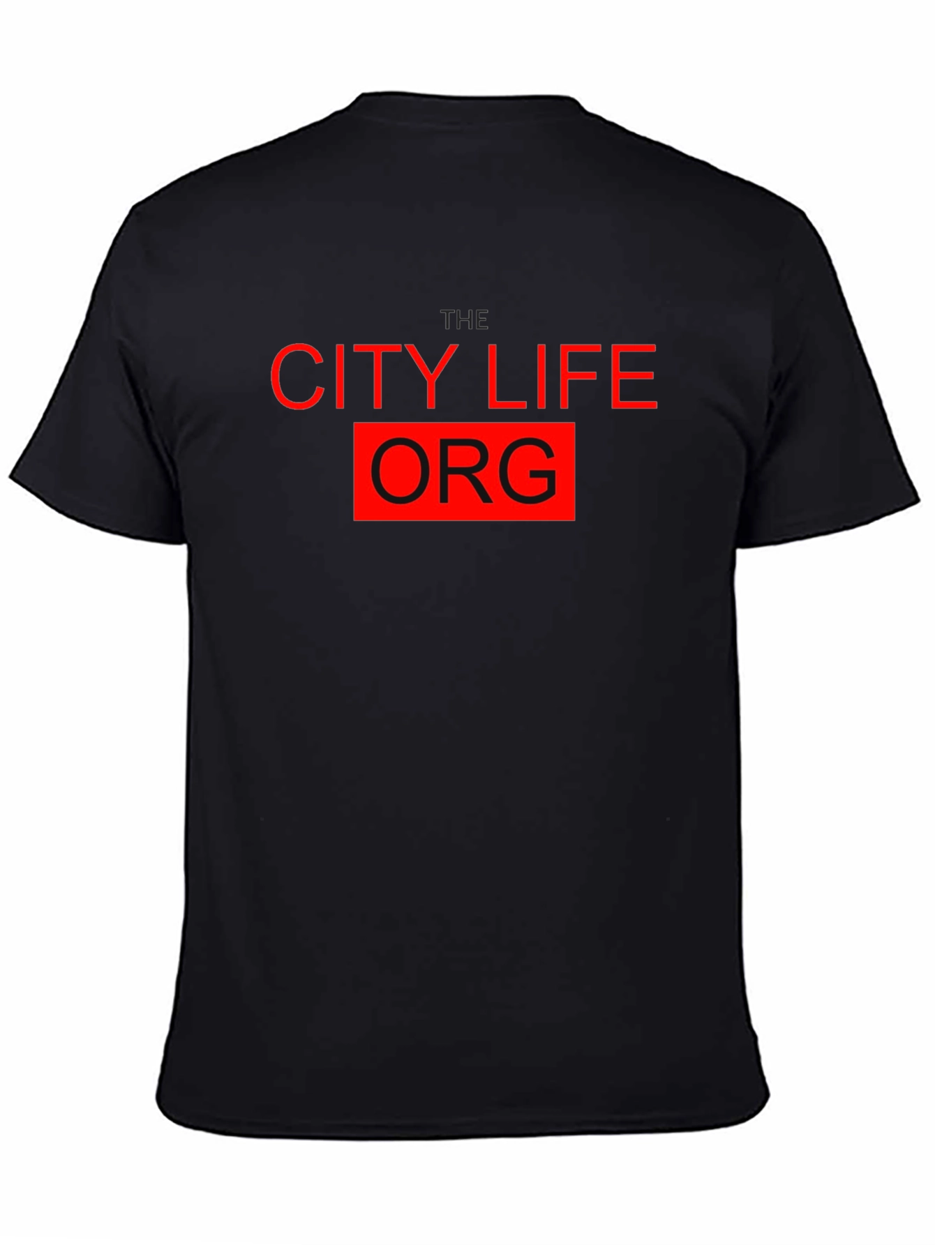 The City Life Org. Black T-Shirt