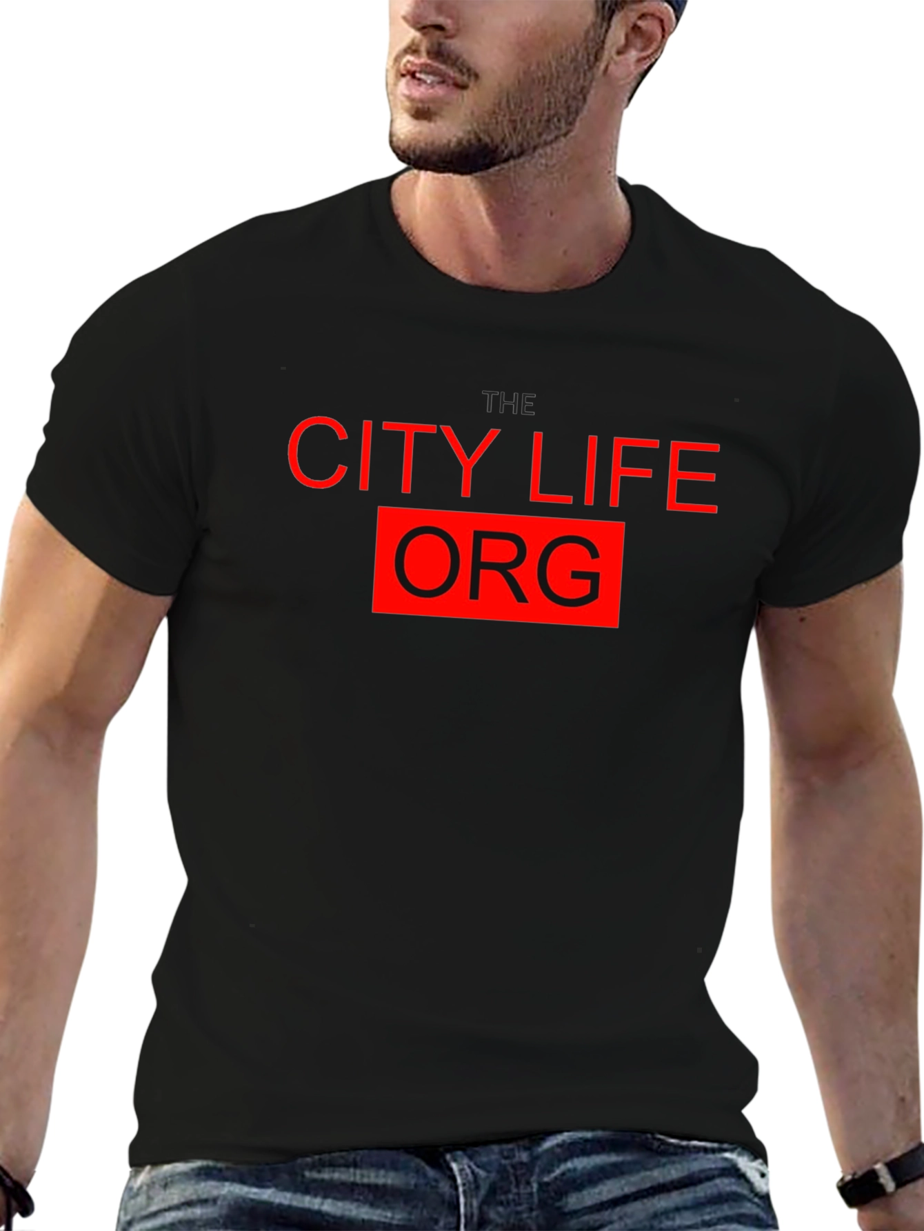 The City Life Org. Black T-Shirt