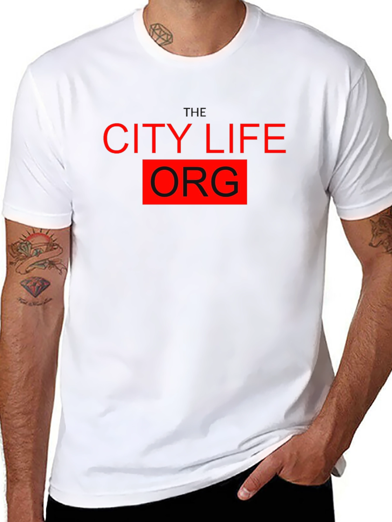 The City Life Org. Black T-Shirt