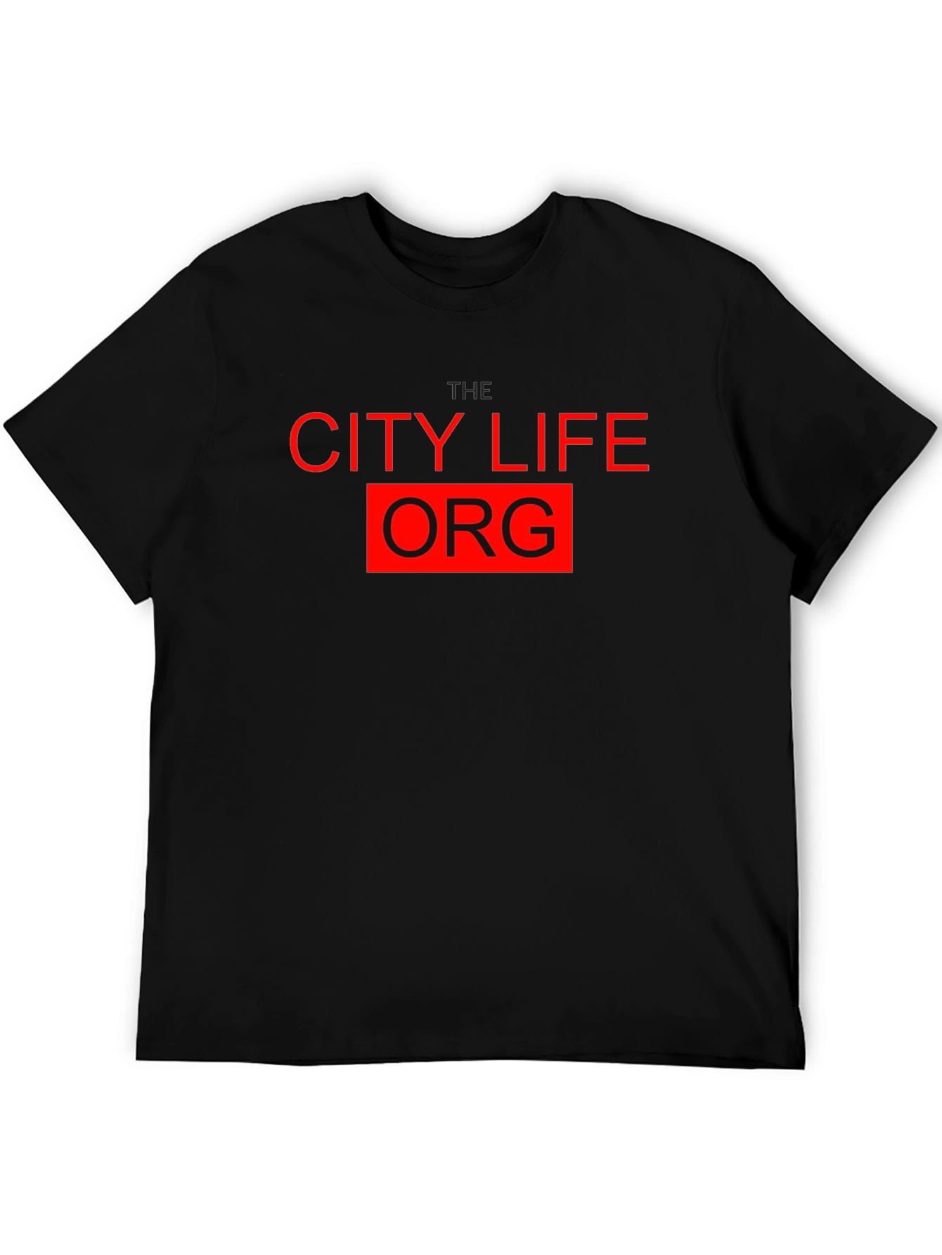 The City Life Org. Black T-Shirt