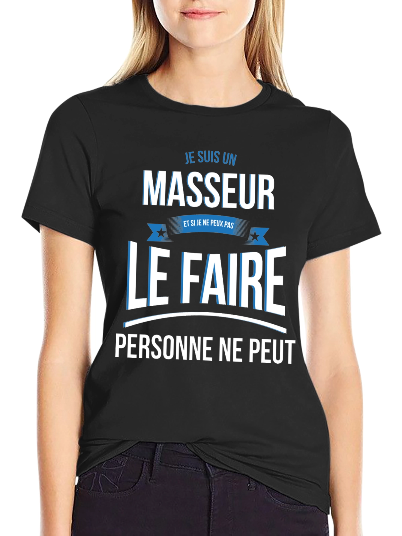 Je Suis Un Masseur Graphic Tee