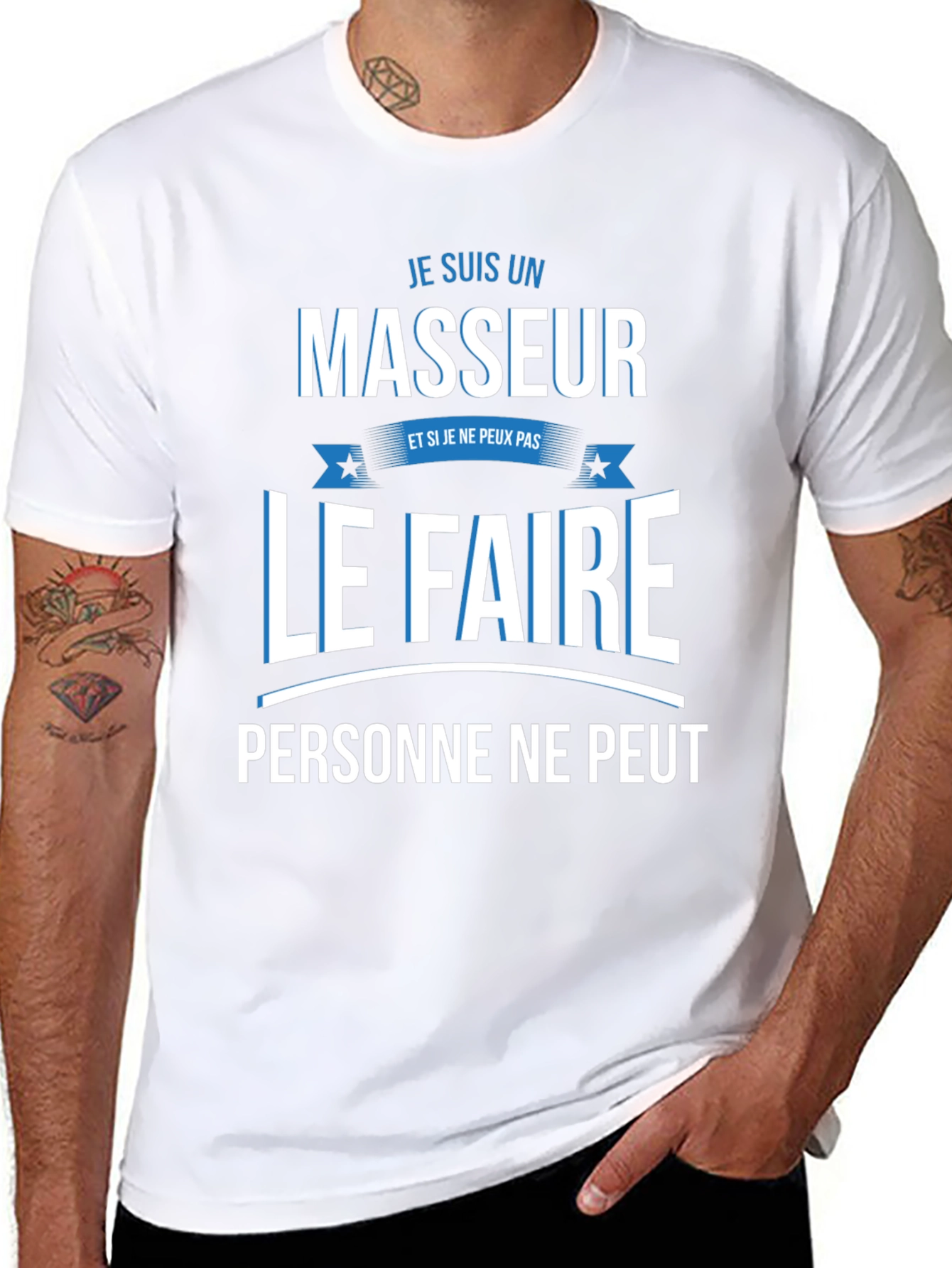 Je Suis Un Masseur Graphic Tee