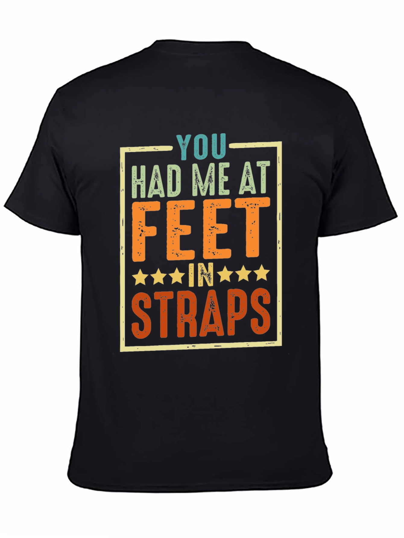 Funny Feet in Straps Graphic T-Shirt