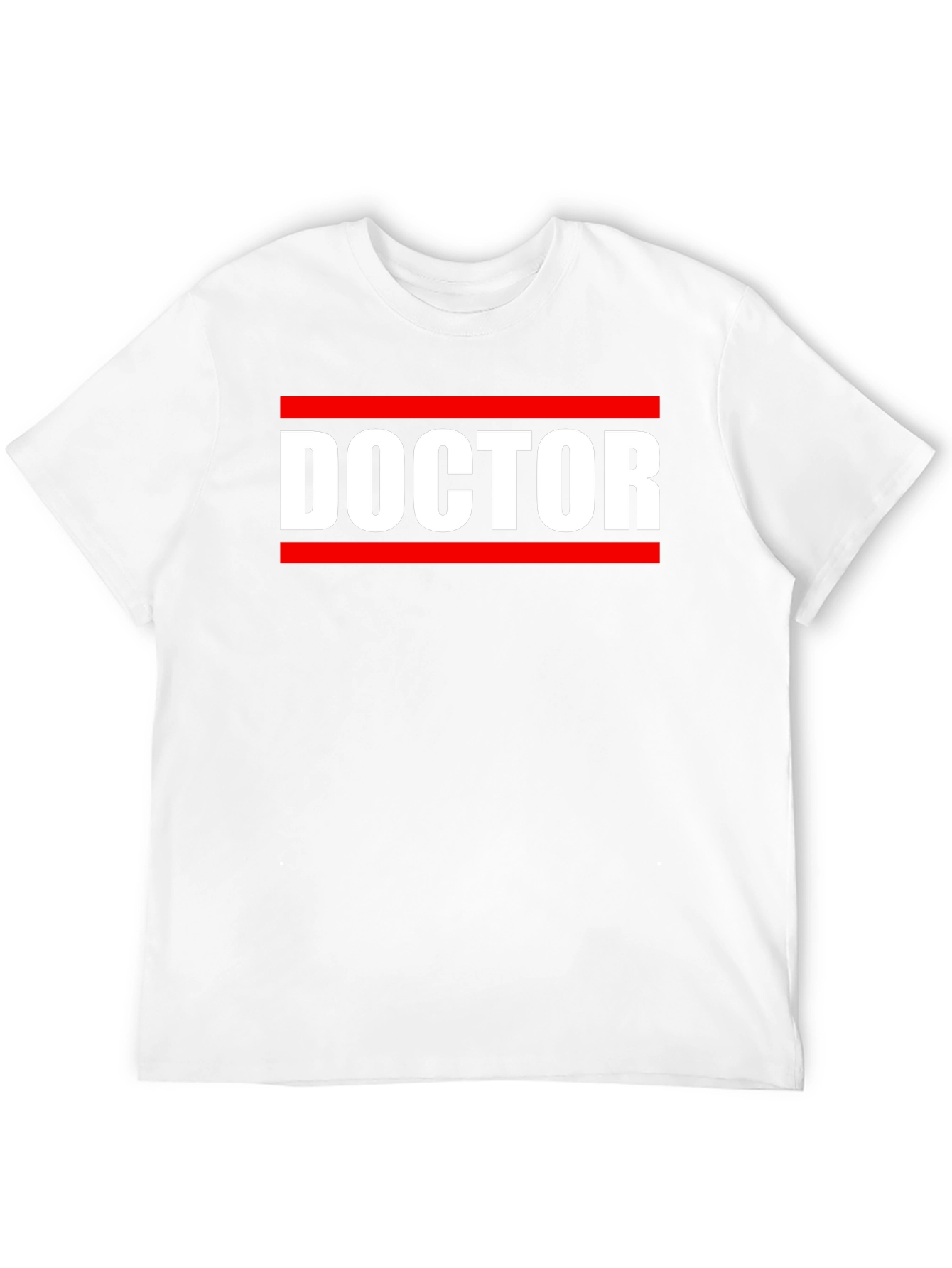 Doctor Graphic T-Shirt - Black Crew Neck Tee