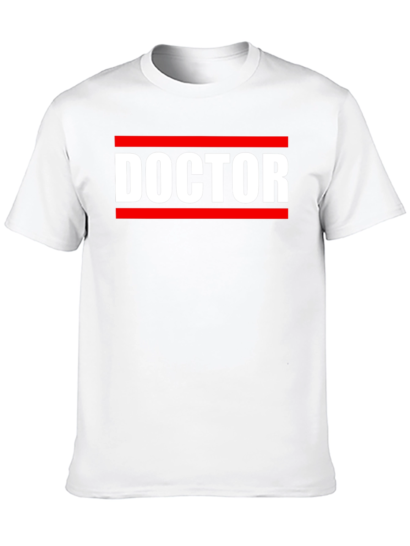 Doctor Graphic T-Shirt - Black Crew Neck Tee